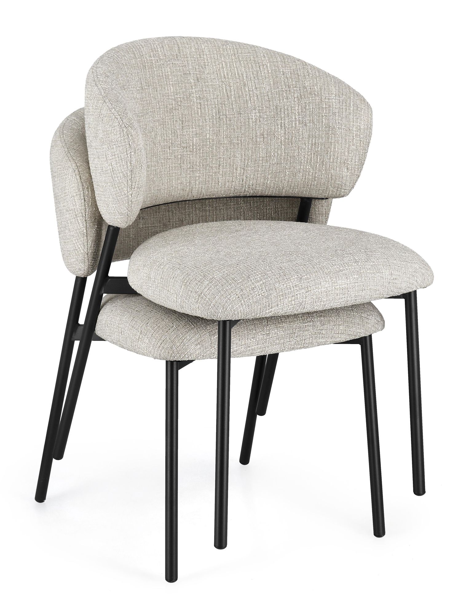 Stuhl Prisca Schwarz/rock