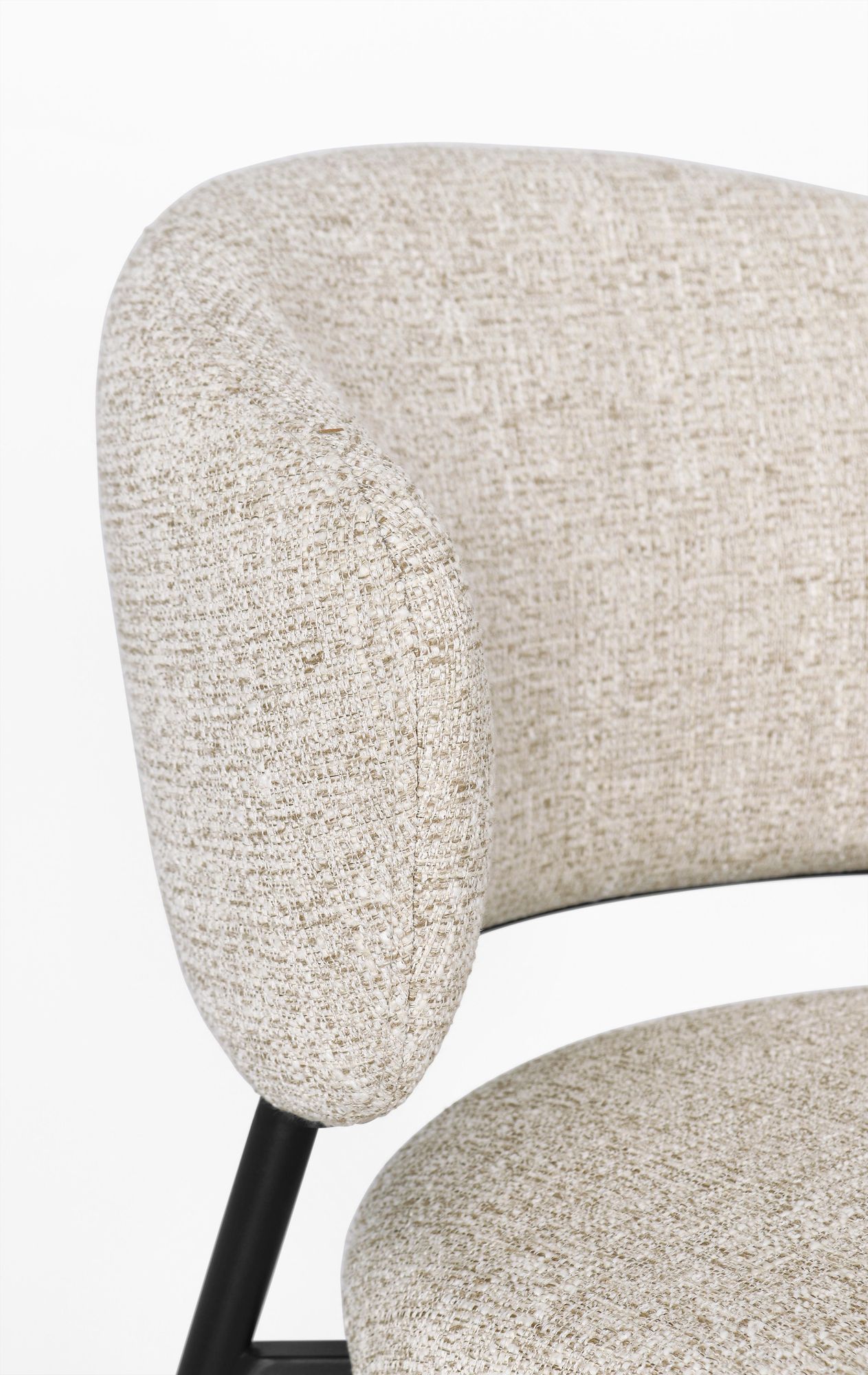 Stuhl Prisca Schwarz/sand