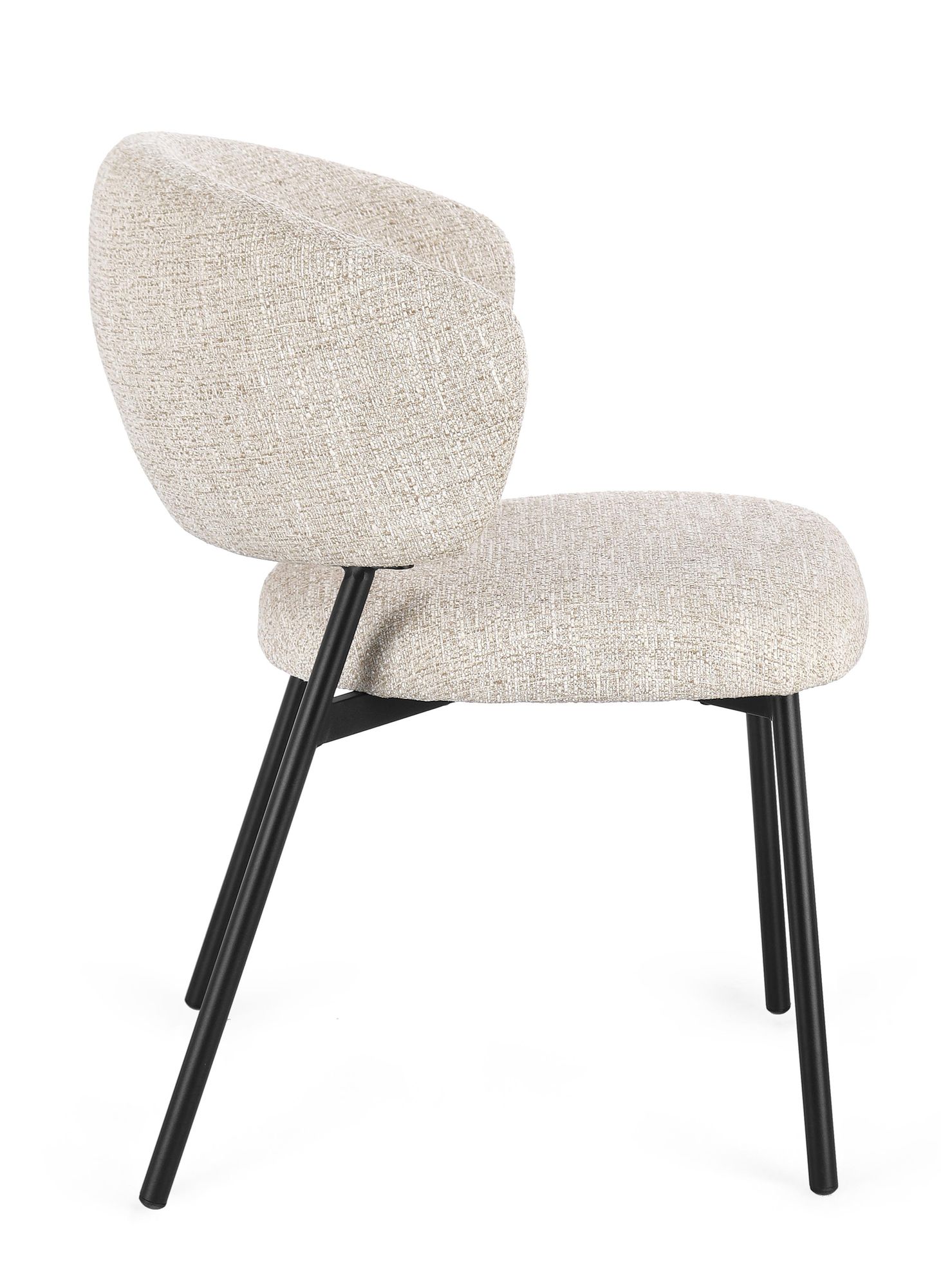 Stuhl Prisca Schwarz/sand