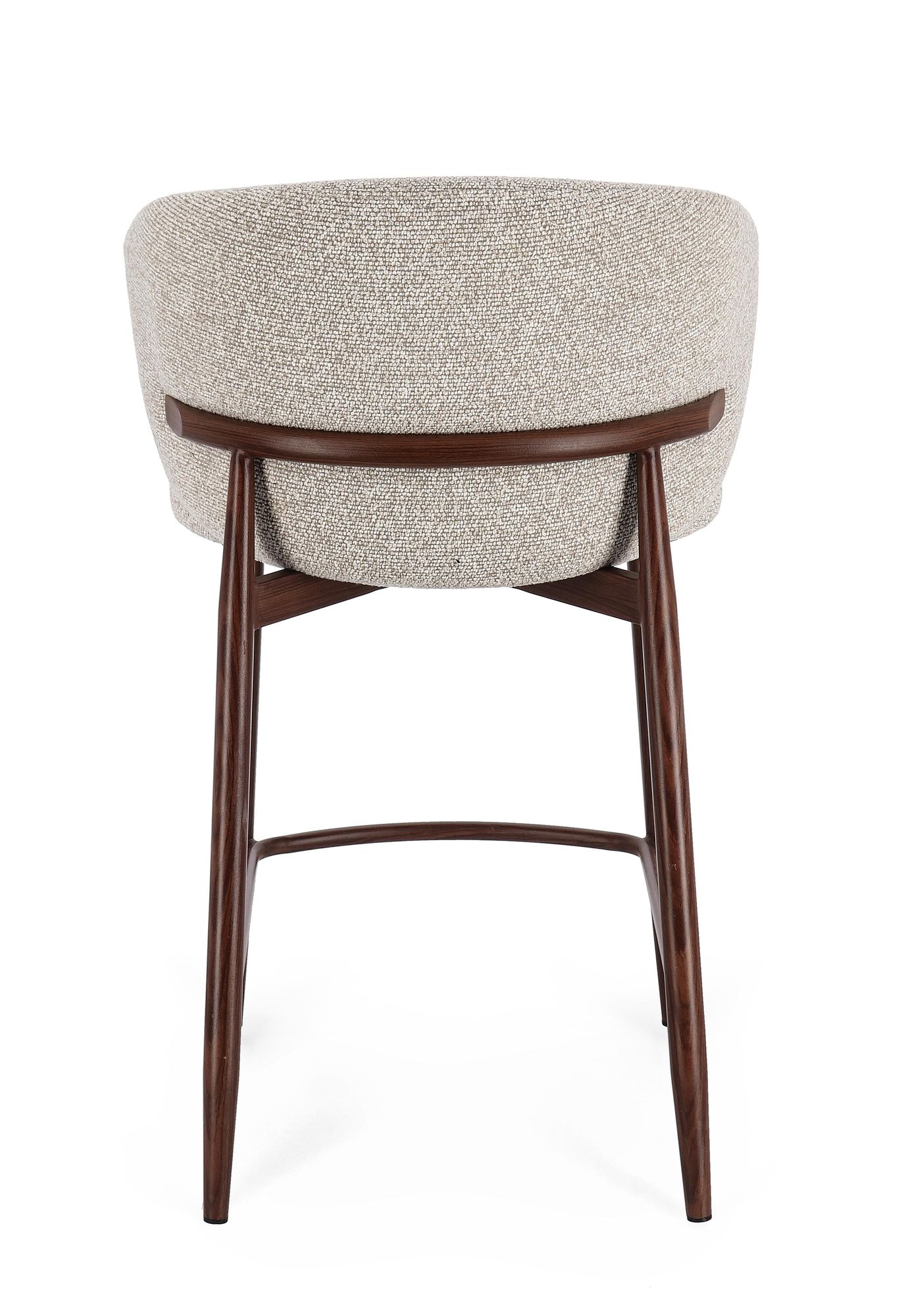 Küchenhocker Amalia Nuss/beige