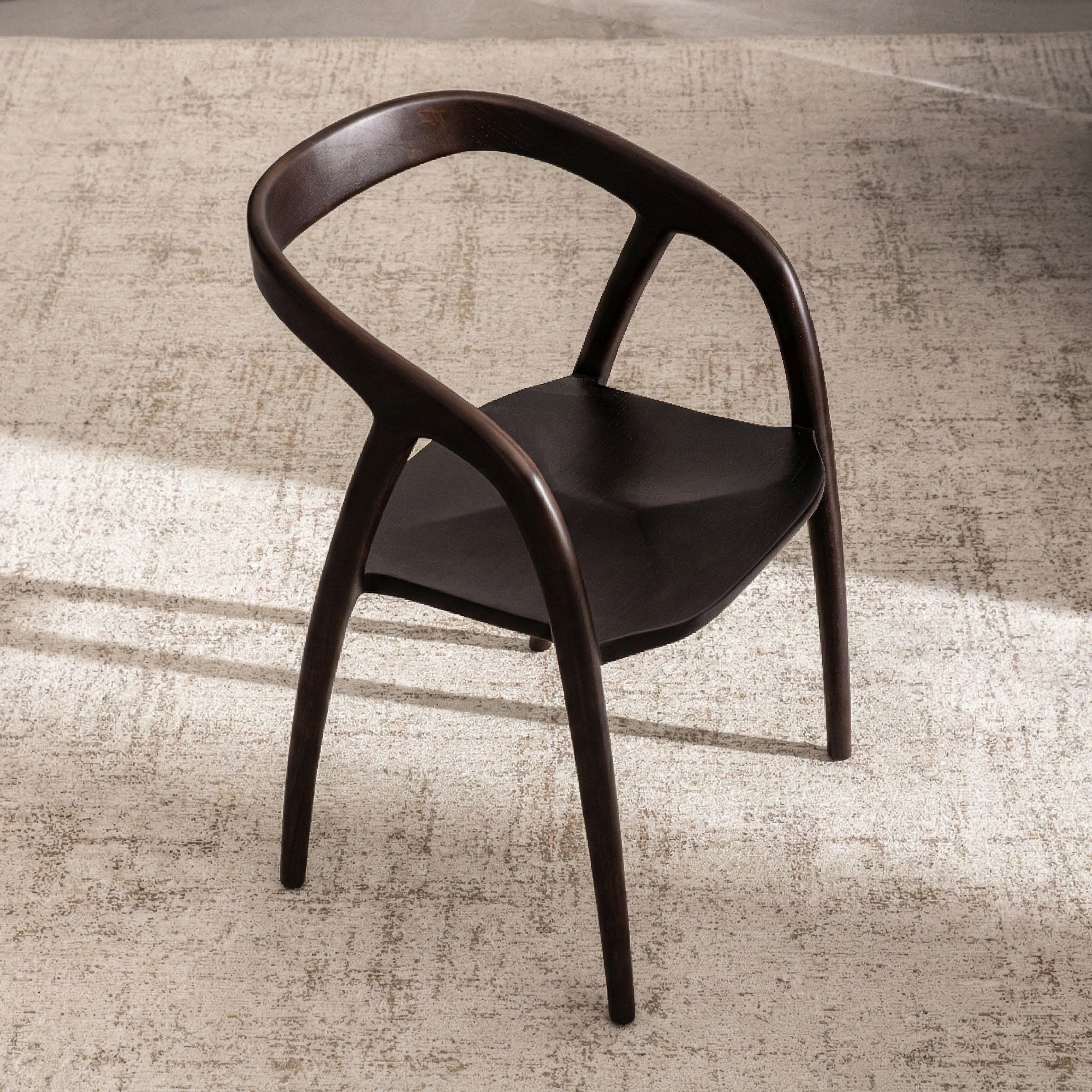 Armlehnenstuhl Dotty Braun