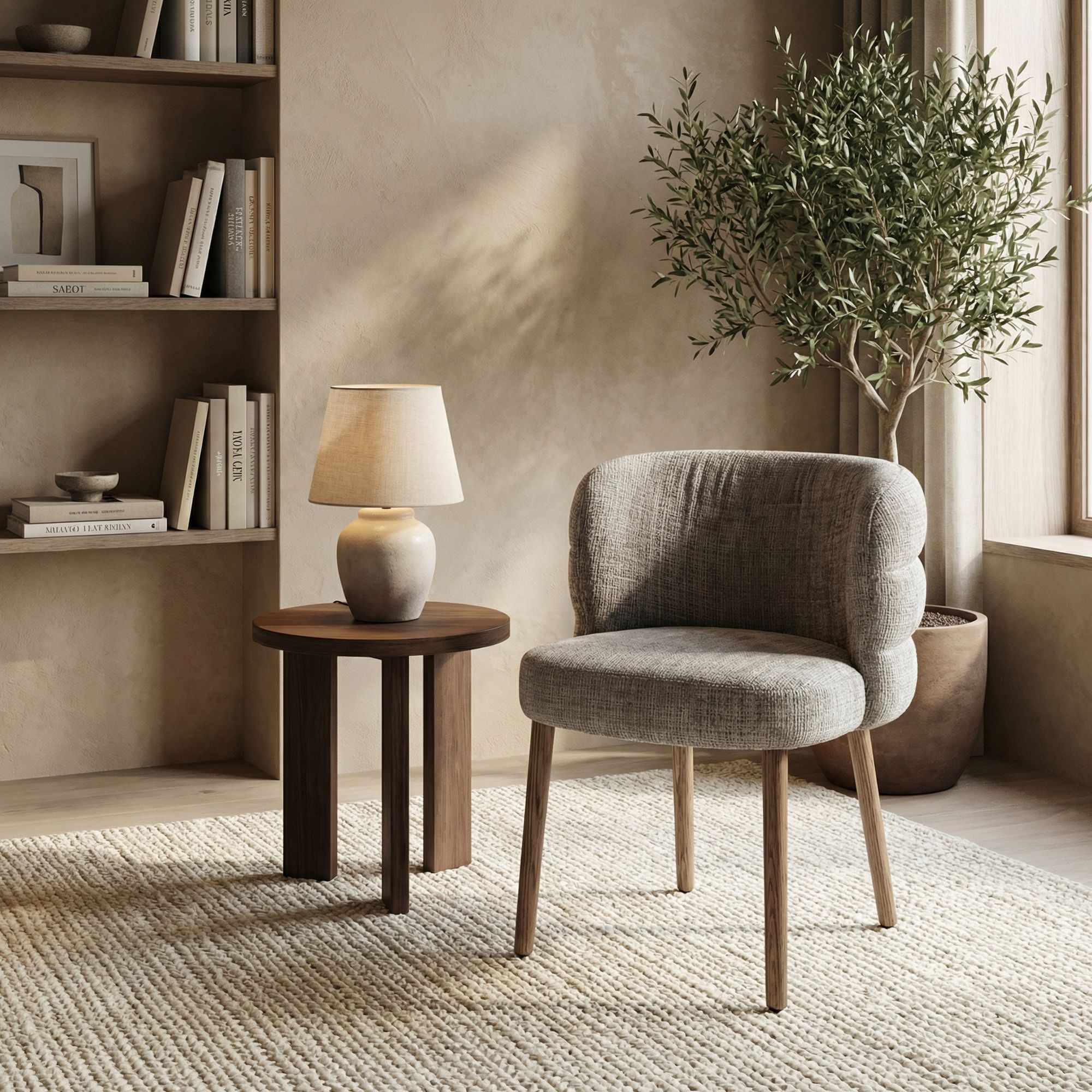 Armlehnenstuhl Ilma Aschgrau/Eiche von Bizzotto: hochwertig verarbeitet, stilsicher kombinierbar und ideal für Essbereich oder Wohnraum | Bizzotto bei STUFF Shop kaufen