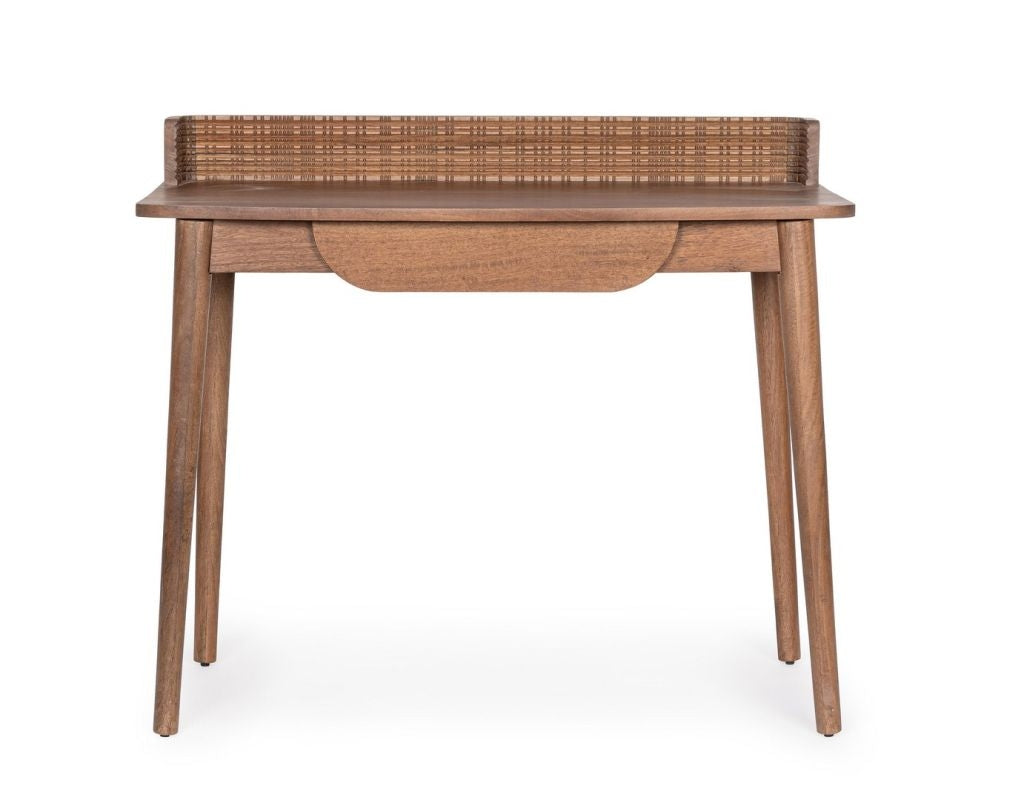 Schreibtisch Sanat aus Mangoholz mit handgefertigter Intarsienfront | Bizzotto bei STUFF Shop kaufen