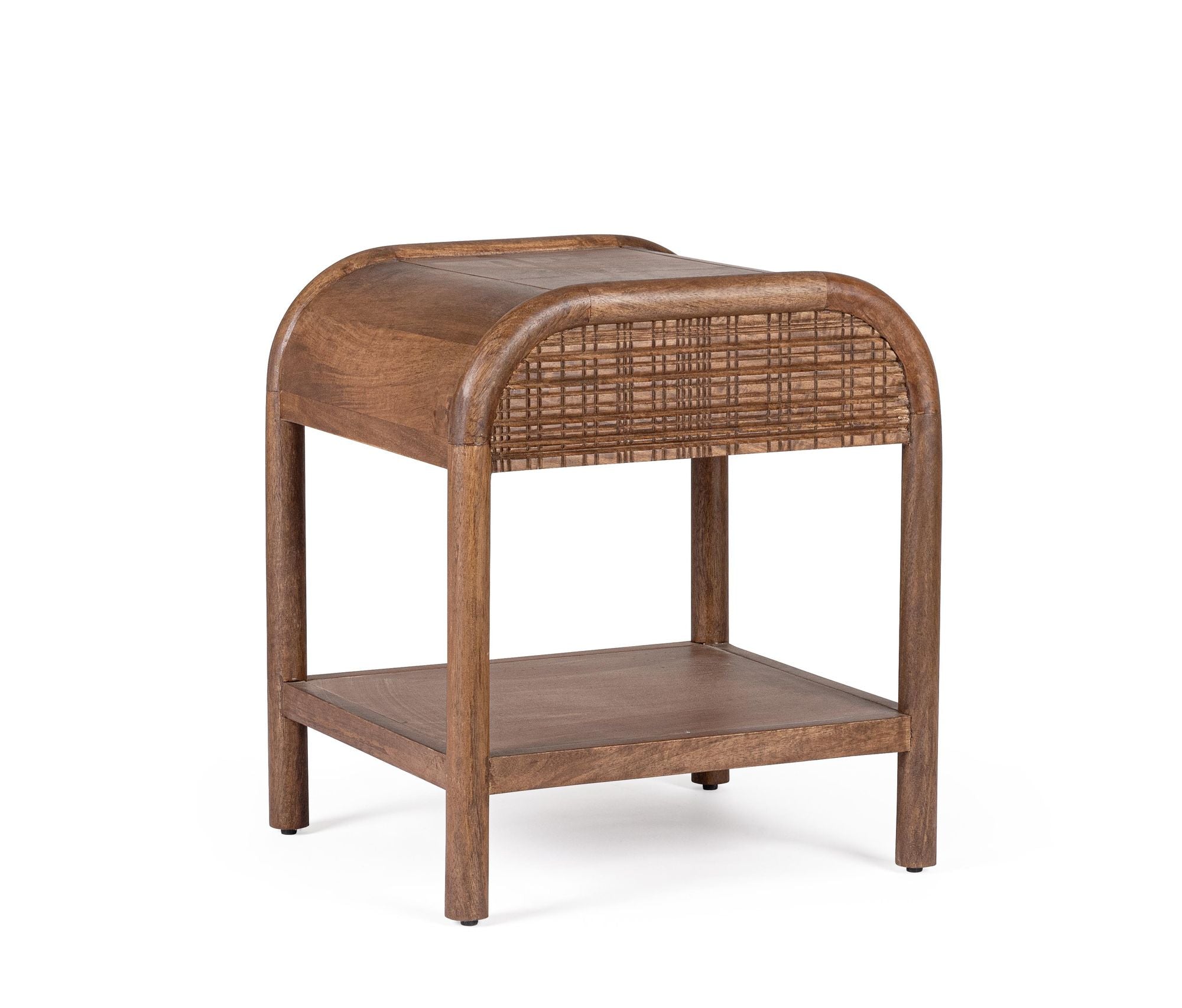 Nachttisch Sanat | Handgefertigtes Designmöbel aus Mangoholz