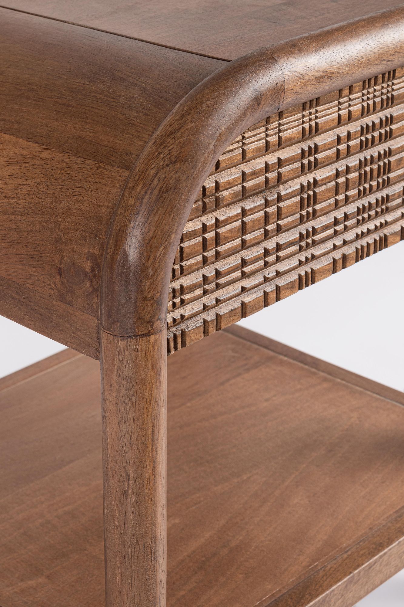Nachttisch Sanat | Handgefertigtes Designmöbel aus Mangoholz