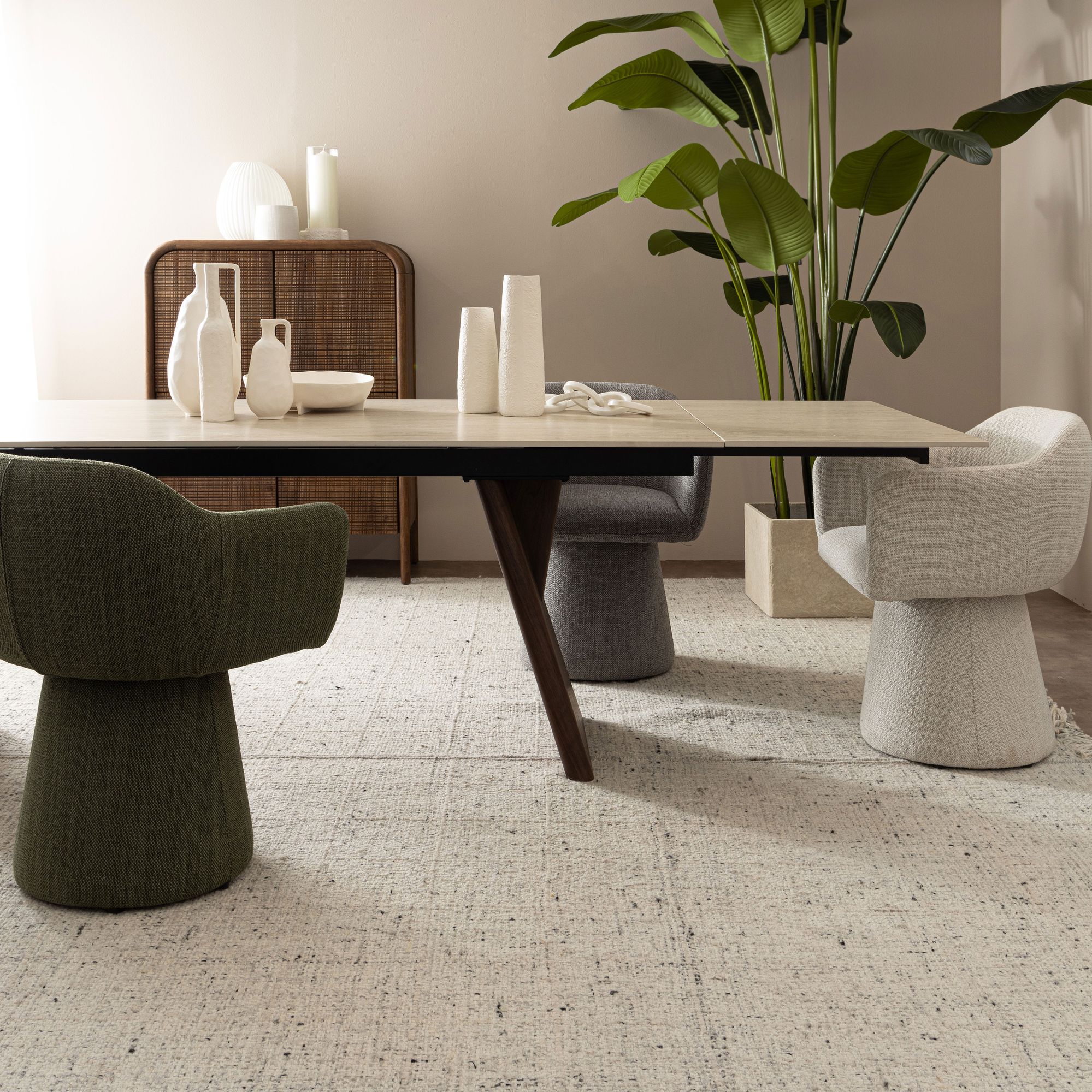 Sideboard Sanat High | Handgefertigtes Designmöbel aus Mangoholz