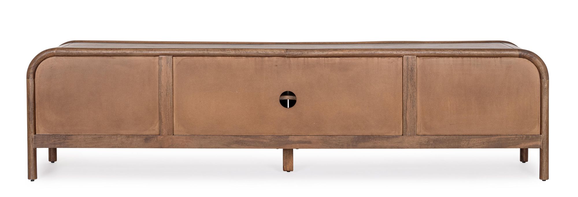 TV-Lowboard Sanat 4 Türen | Handgefertigtes Designmöbel aus Mangoholz