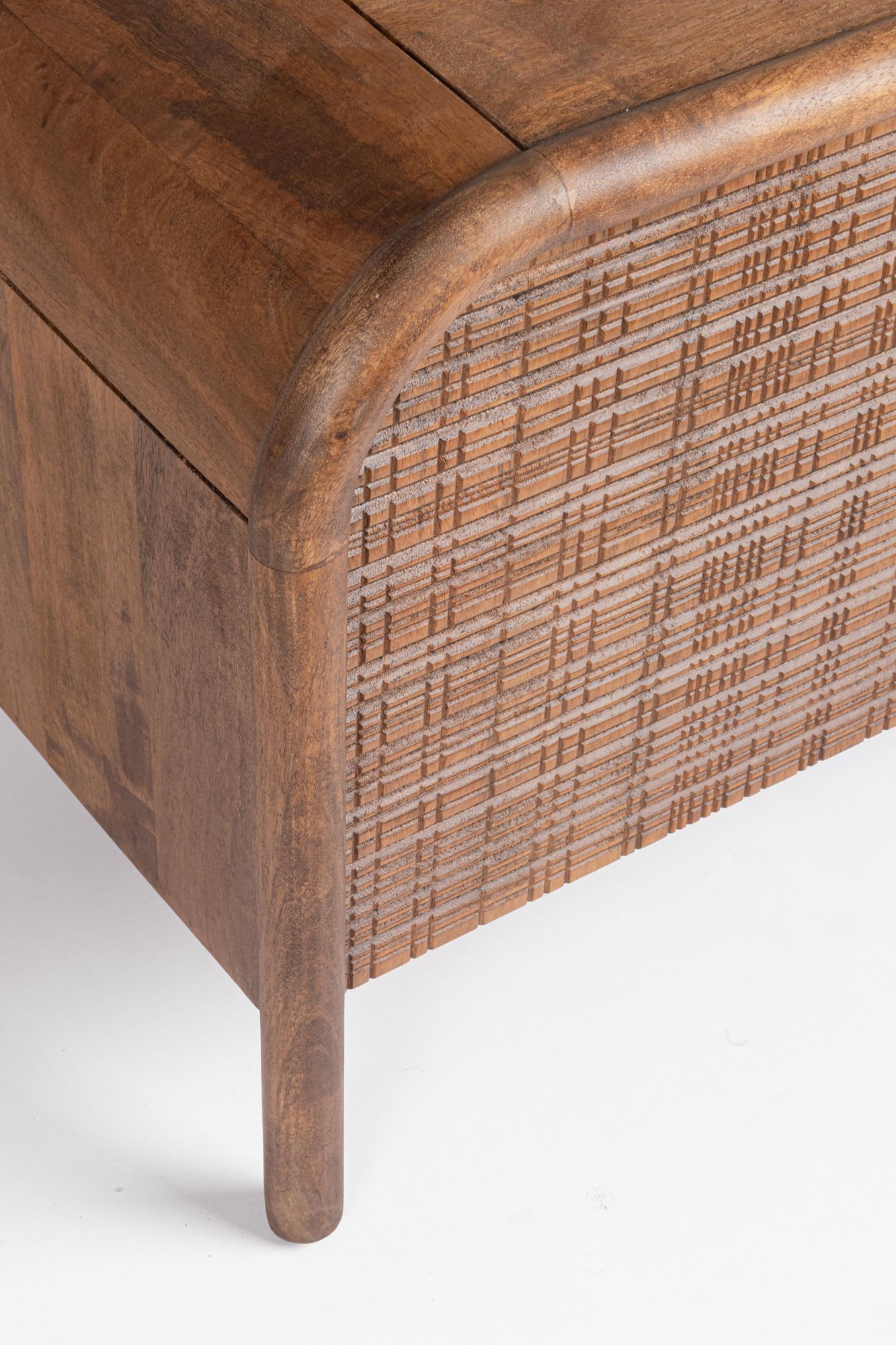 TV-Lowboard Sanat 4 Türen | Handgefertigtes Designmöbel aus Mangoholz