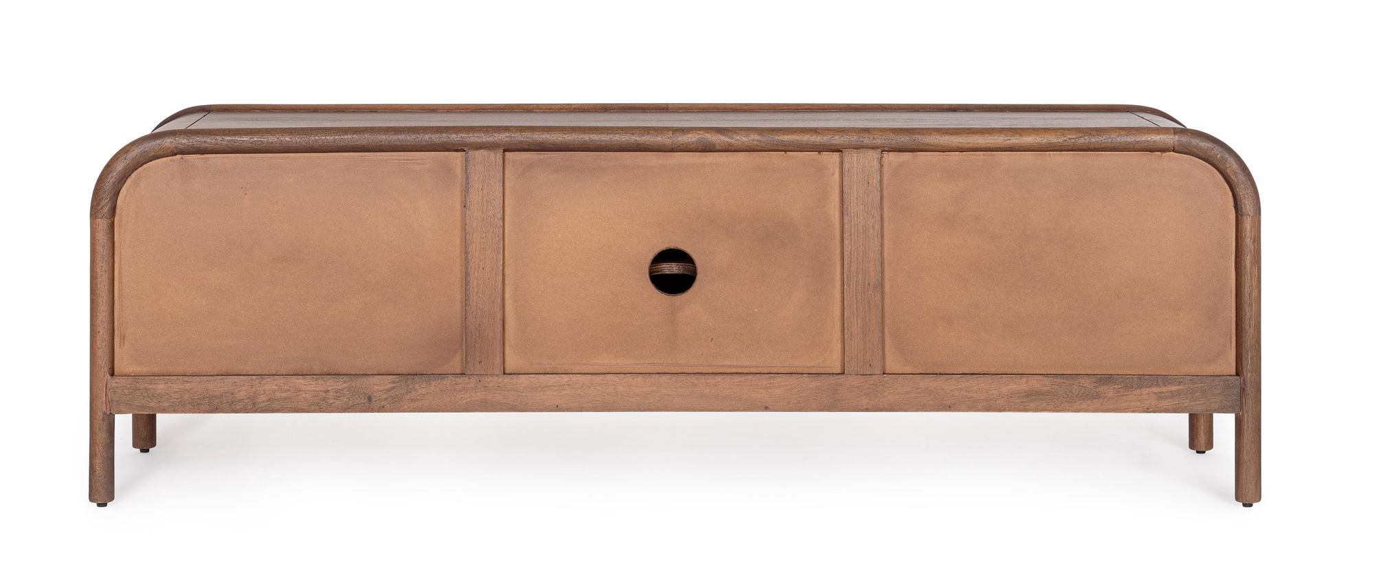 TV-Lowboard Sanat 3 Türen | Handgefertigtes Designmöbel aus Mangoholz