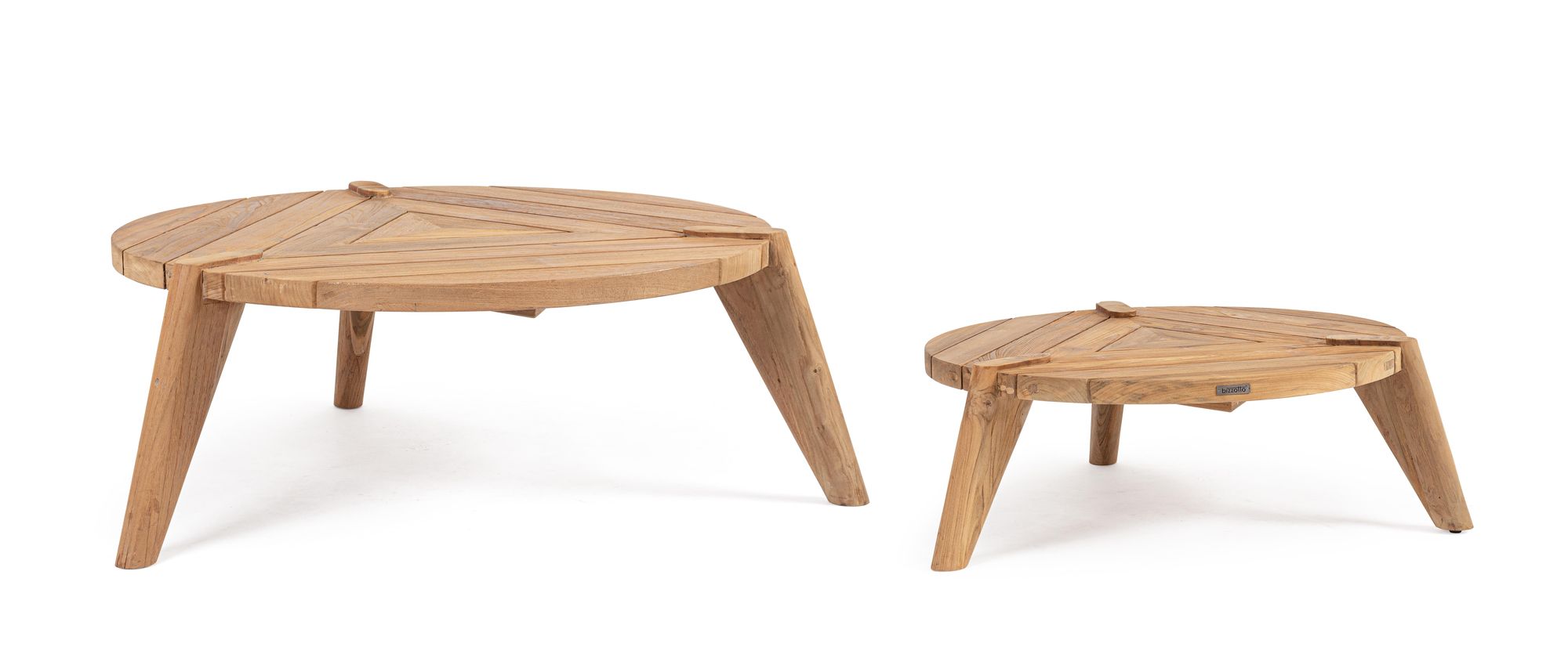 Outdoor-Couchtisch Camden 2-Set | Teakholz