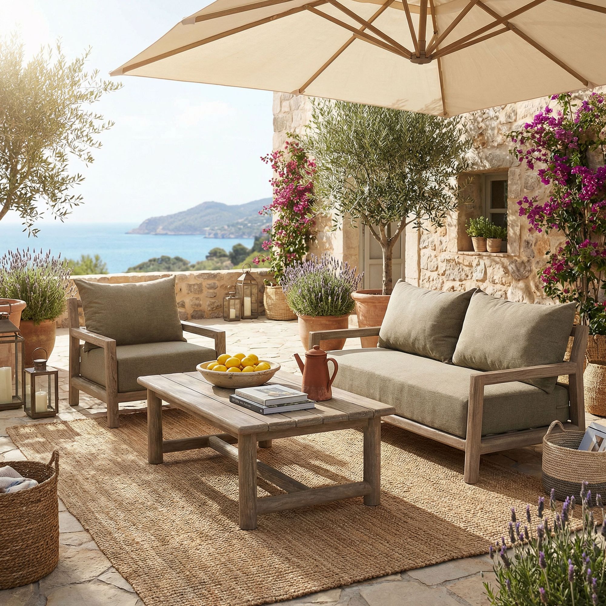 Outdoor Couchtisch Maynard aus recyceltem Teakholz | Bizzotto bei STUFF Shop kaufen