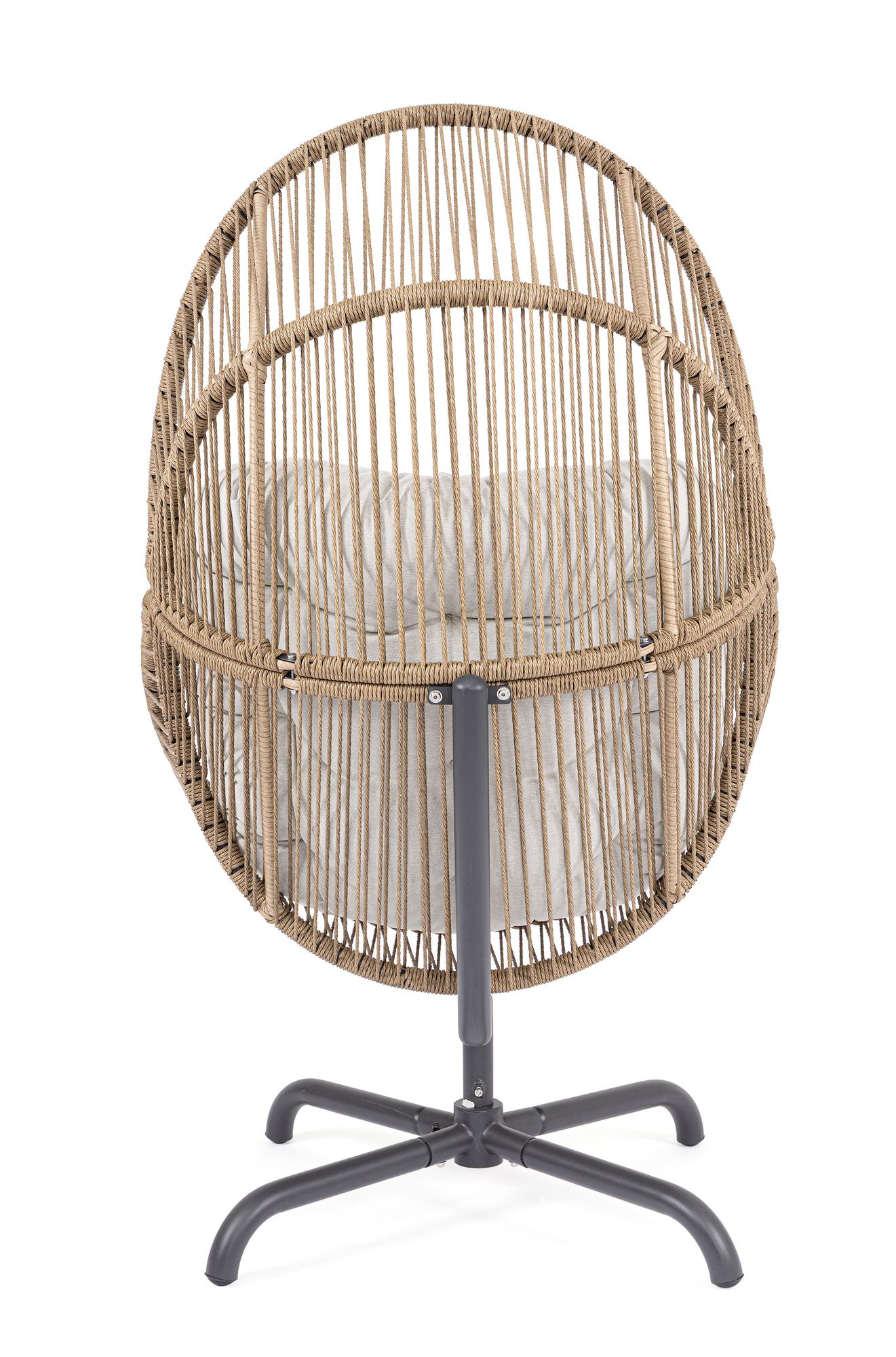 Outdoor Drehsessel Palawan Anthrazit mit Kissen | Bizzotto bei STUFF Shop kaufen