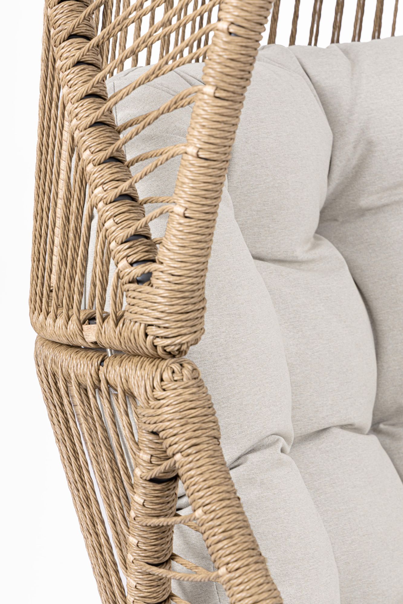 Outdoor Drehsessel Palawan Anthrazit mit Kissen | Bizzotto bei STUFF Shop kaufen