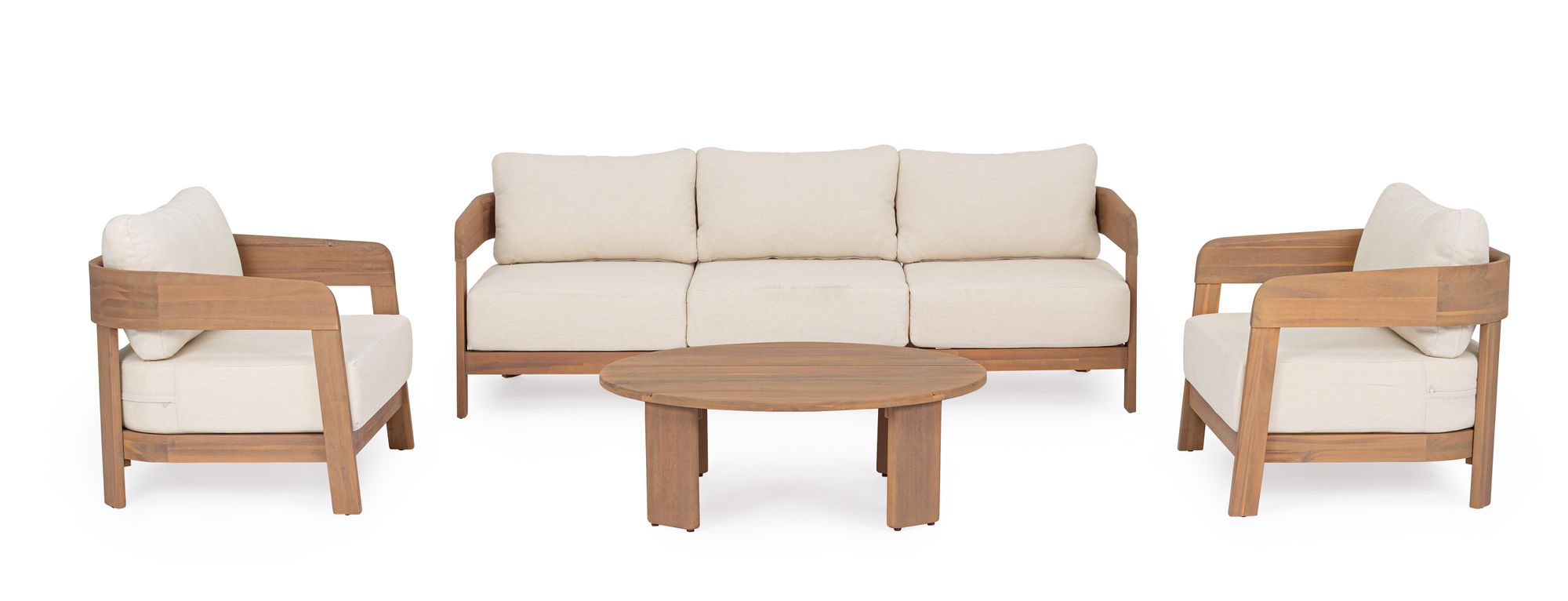 Outdoor Sofa Pablo mit Kissen aus FSC-Holz | Bizzotto bei STUFF Shop kaufen