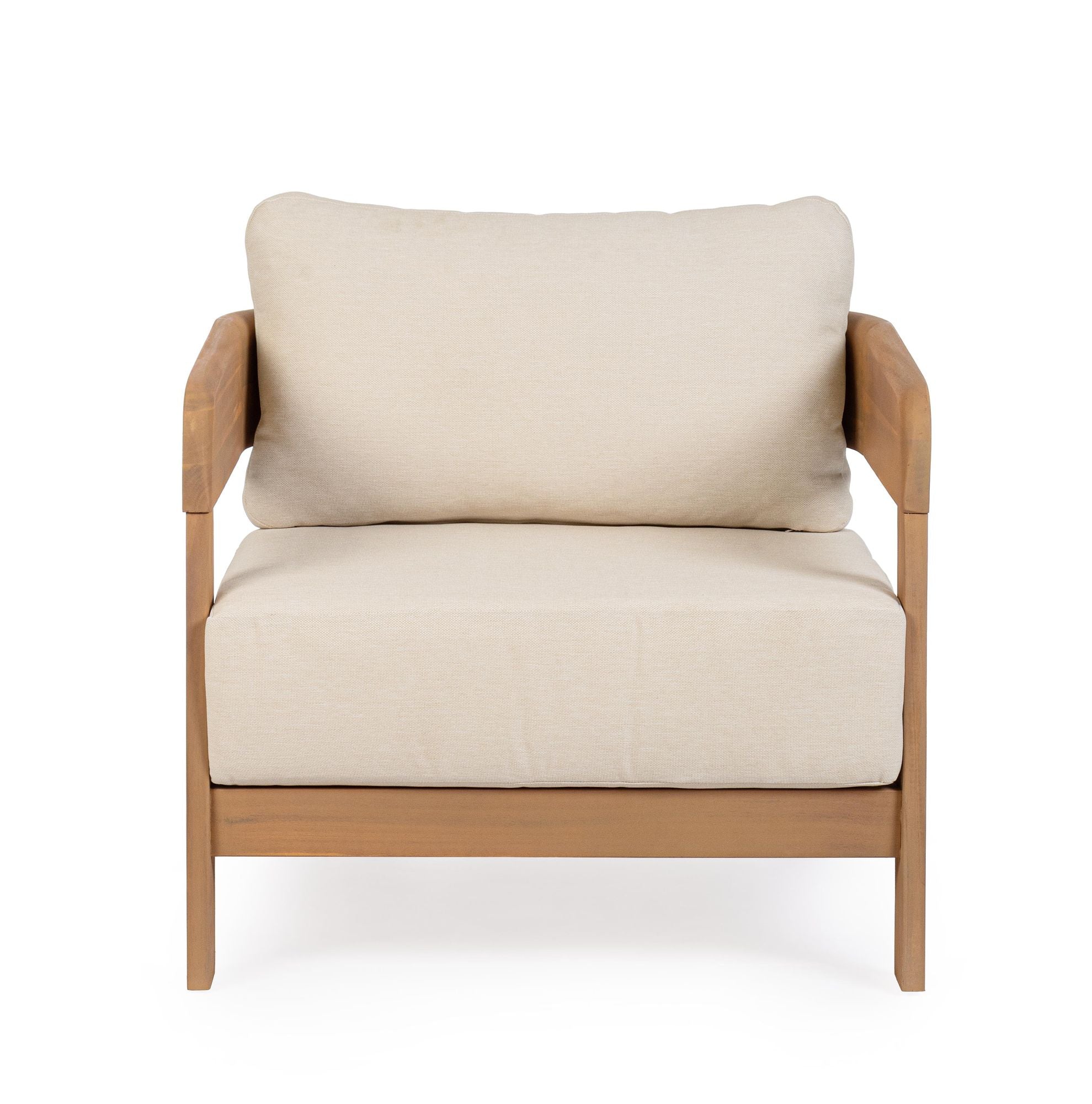 Outdoor Sessel Pablo mit Kissen aus FSC-Holz | Bizzotto bei STUFF Shop kaufen