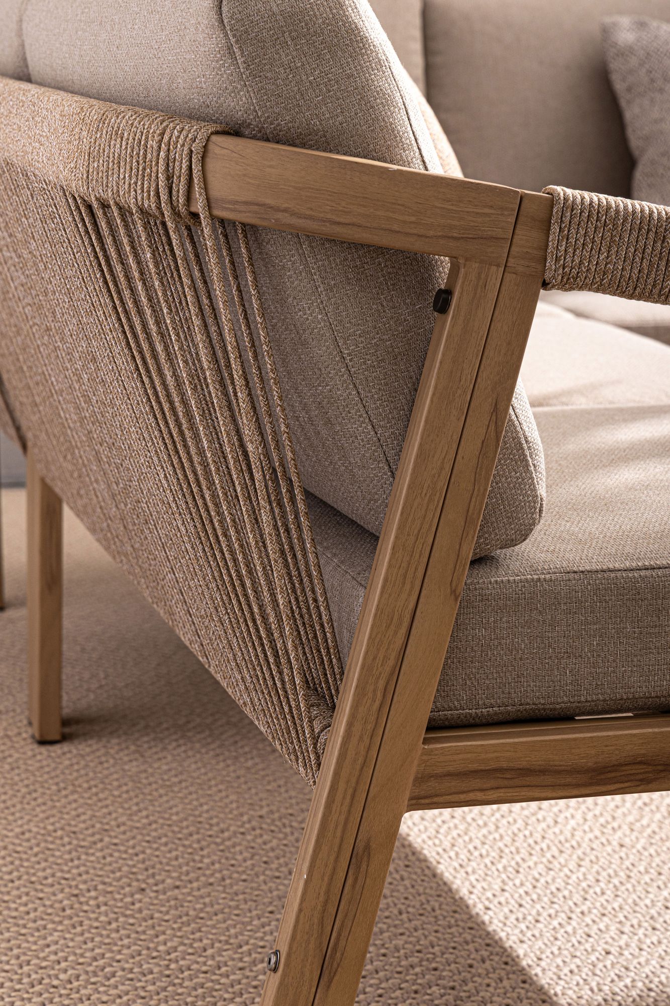 Outdoor Eck-Sitzgruppe Kalimera Desert aus Aluminium | Bizzotto bei STUFF Shop kaufen