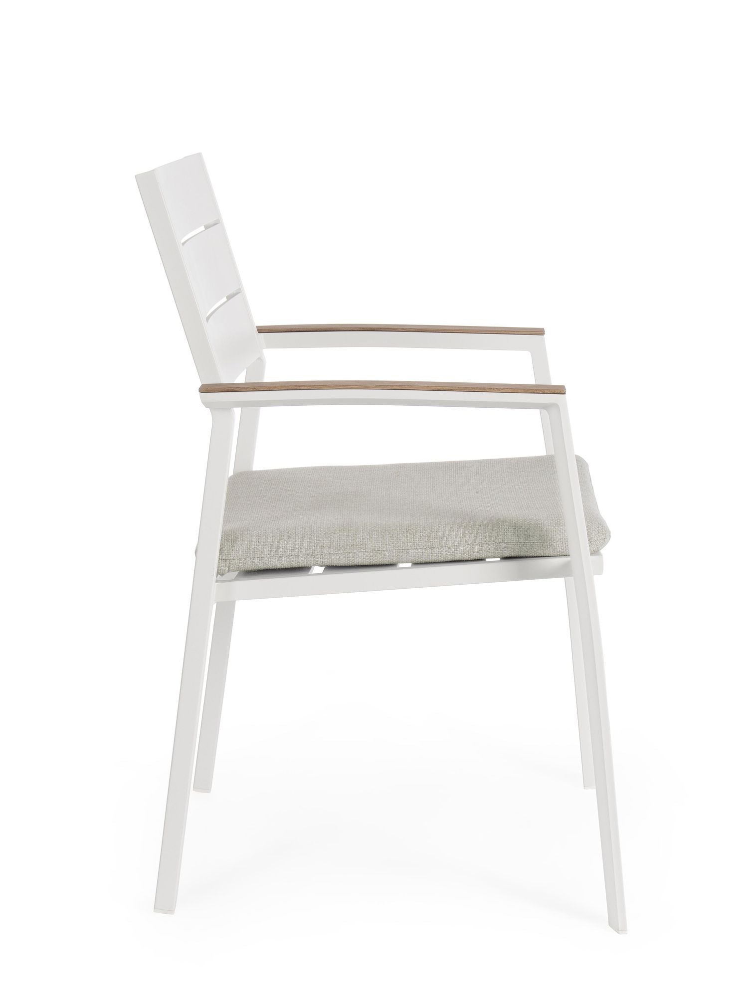 Outdoor-Stuhl Zelmar mit Armlehne und Kissen | Bizzotto bei STUFF Shop kaufen