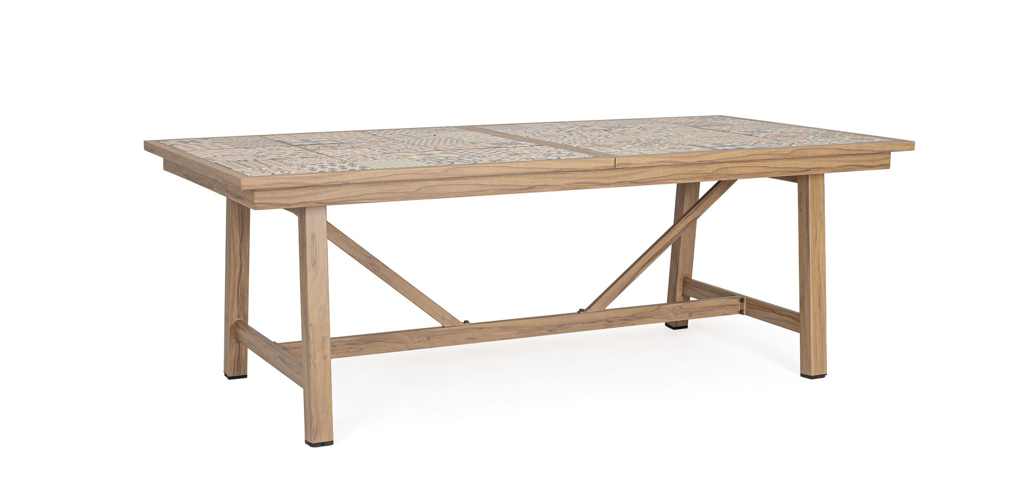 Outdoor-Esstisch Kalimera Desert ausziehbar 212–285 x 106 aus Aluminium | Bizzotto bei STUFF Shop kaufen