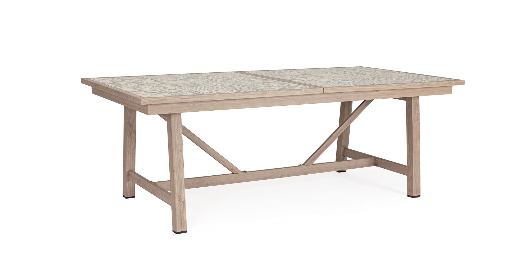 Outdoor-Esstisch Kalimera Timber ausziehbar 212–285 x 106 aus Aluminium | Bizzotto bei STUFF Shop kaufen