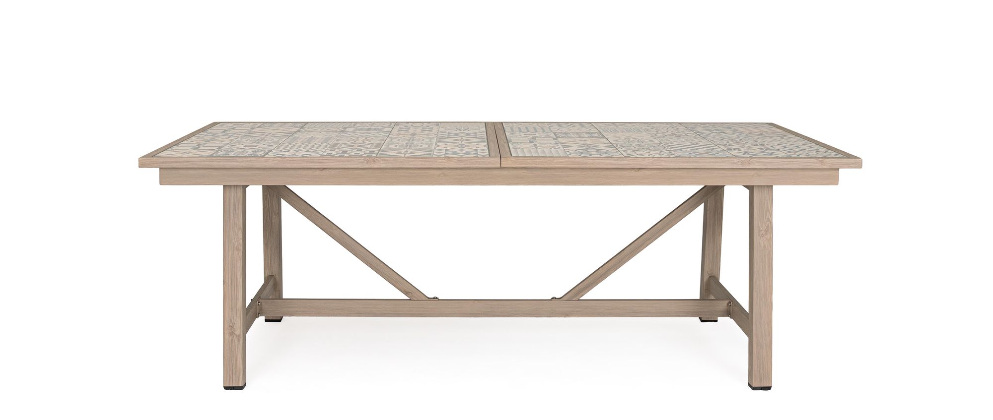 Outdoor-Esstisch Kalimera Timber ausziehbar 212–285 x 106 aus Aluminium | Bizzotto bei STUFF Shop kaufen