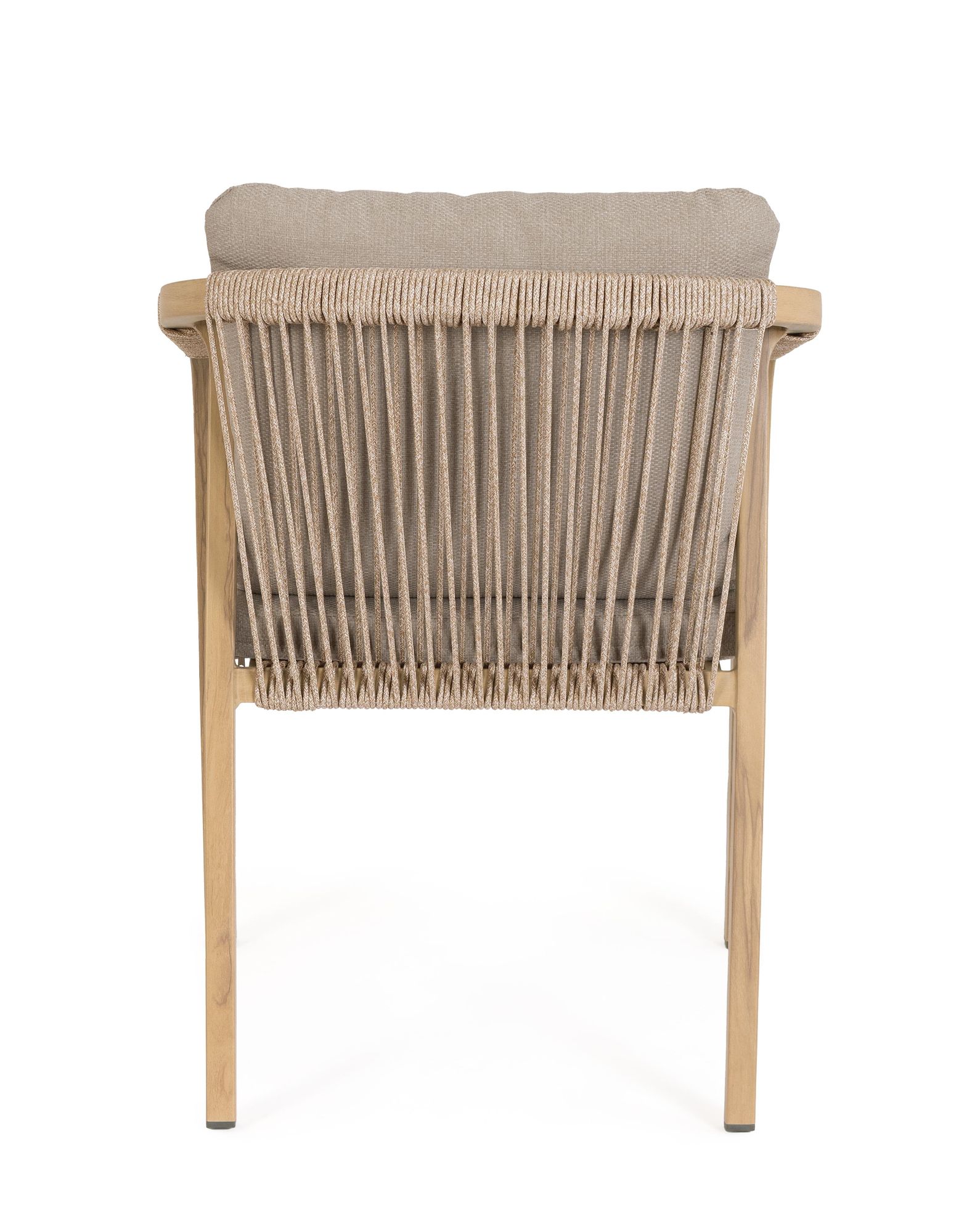 Outdoor-Stuhl Kalimera Desert aus Aluminium mit Armlehne und Kissen | Bizzotto bei STUFF Shop kaufen