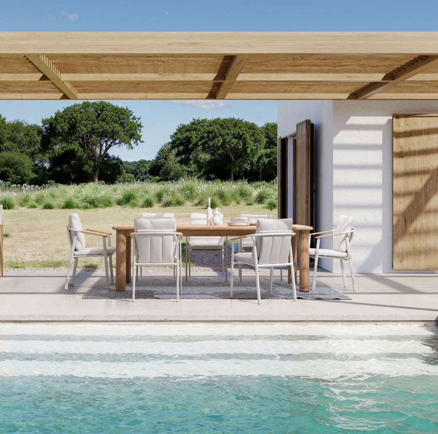 Outdoor Esstisch Samson 240x100 aus FSC-Teakholz | Bizzotto bei STUFF Shop kaufen