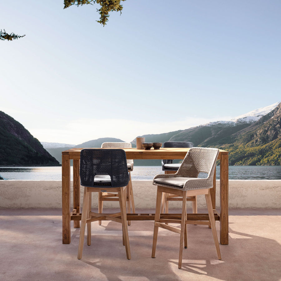 Outdoor Bartisch Maricruz 180x80 aus FSC-Teakholz | Bizzotto bei STUFF Shop kaufen