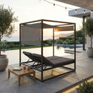 Daybed Konnor Anthrazit mit Pergola