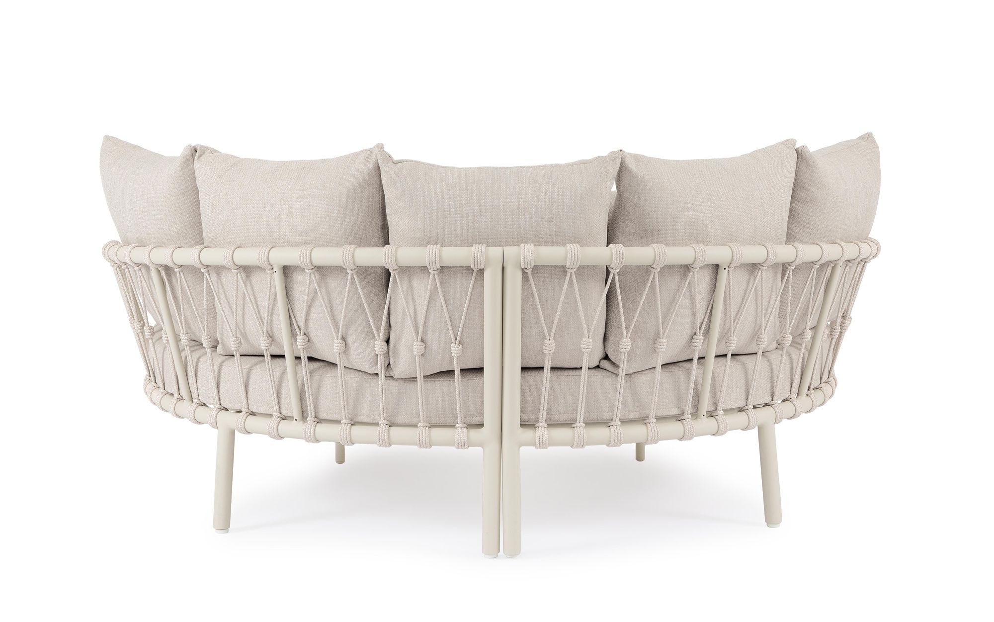 Outdoor Sonnenliege 2-Set Daybed Lanai Camel Sand mit modularer Loungefläche | Bizzotto bei STUFF Shop kaufen