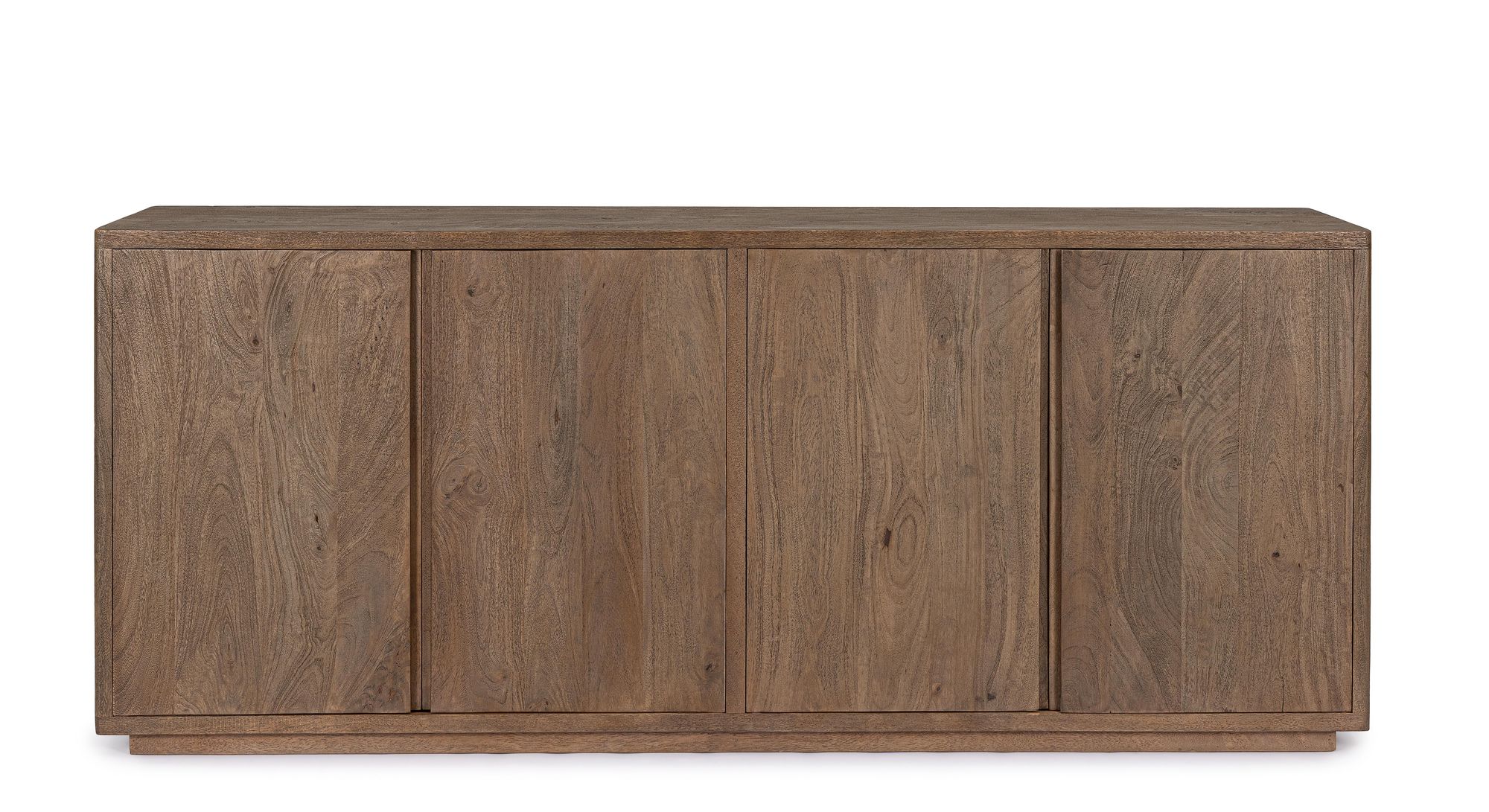 Sideboard Elswick 4 Türen aus massivem Mangoholz mit natürlicher Holzmaserung | Bizzotto bei STUFF Shop