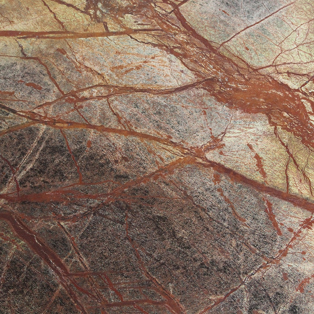 Couchtisch Ovalis Marble Brown mit ovaler Marmorplatte und Holzgestell aus der STUFF Loft Kollektion