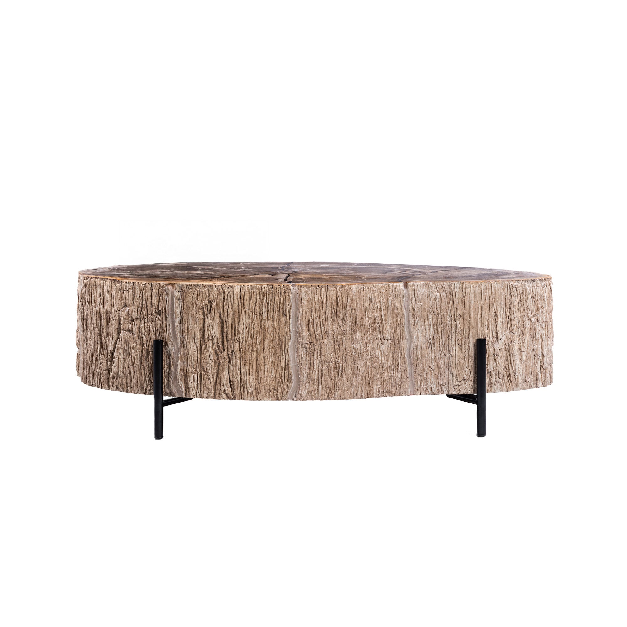 Couchtisch Taly organische Form mit massiver Tischplatte | PTMD bei STUFF Shop kaufen