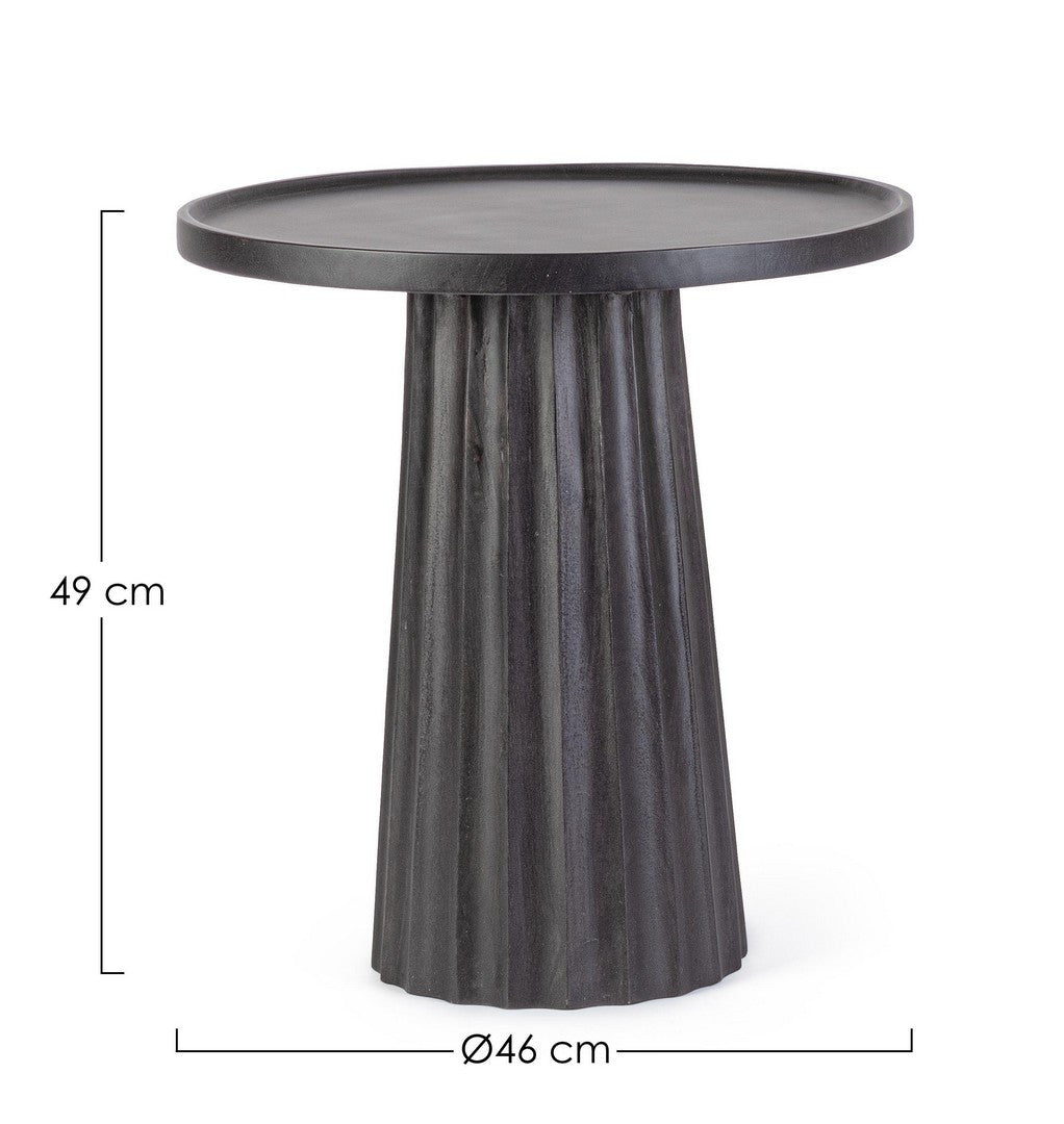 Couchtisch Orissa Schwarz von Bizzotto – Mangoholz, Ansicht, im STUFF Shop