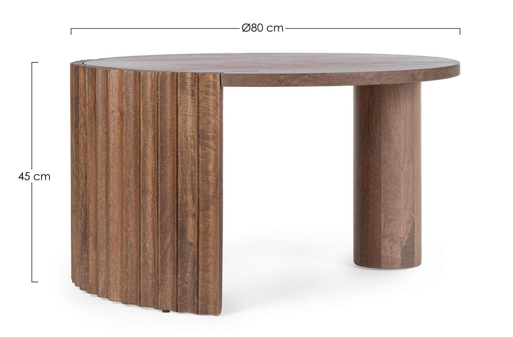 Couchtisch Orissa Naturfarbe von Bizzotto – Mangoholz, Ansicht, im STUFF Shop