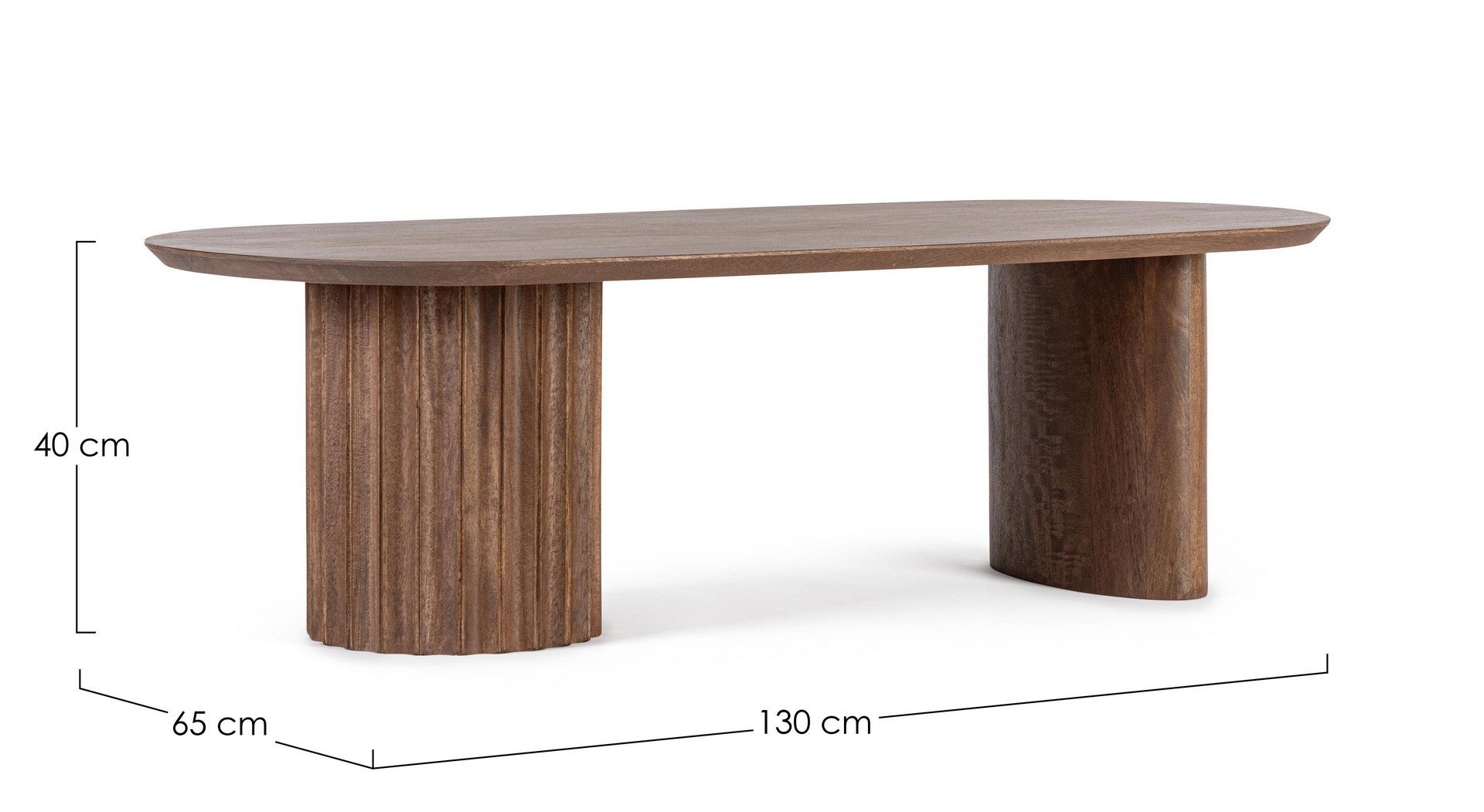 Couchtisch Orissa Naturfarbe von Bizzotto – Mangoholz, Ansicht, im STUFF Shop