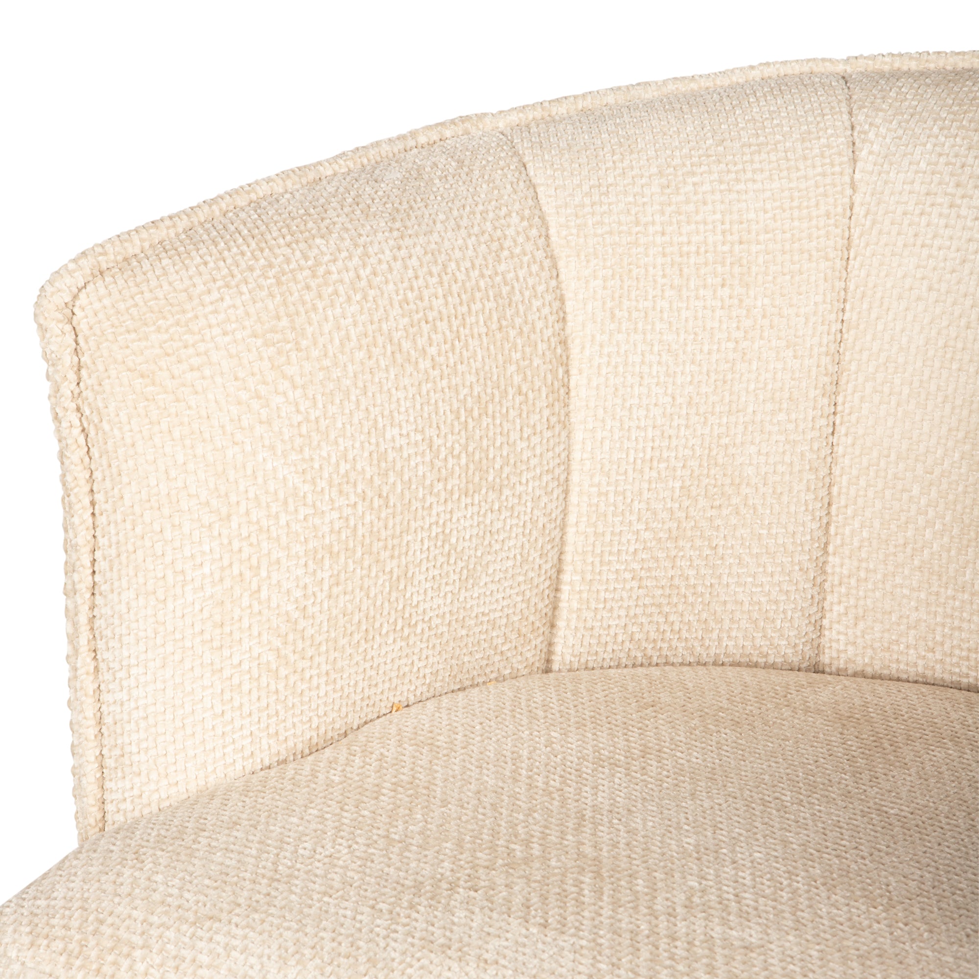Detail Stoffstruktur Polsterstuhl Como Cream, PTMD
