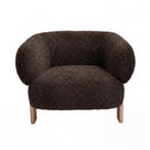 Sessel Nomy Brown | Kompakter Polstersessel im Teddy
