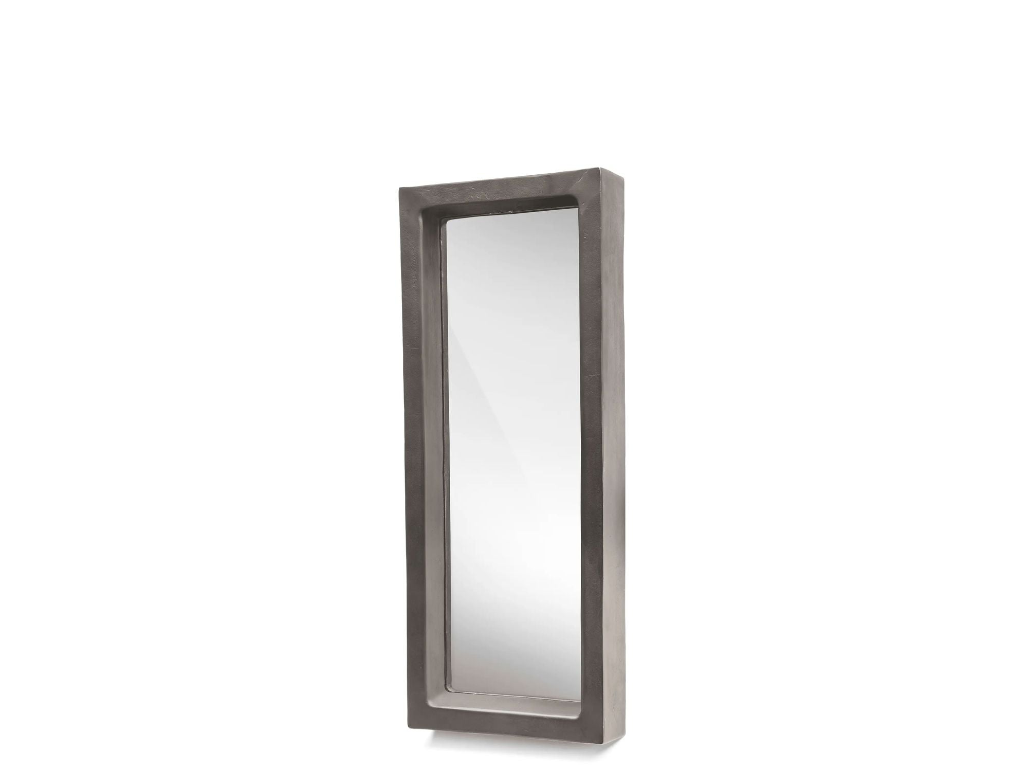 Gommaire Spiegel Bold Rectangular mit mattschwarzem Aluminiumrahmen | handgefertigt