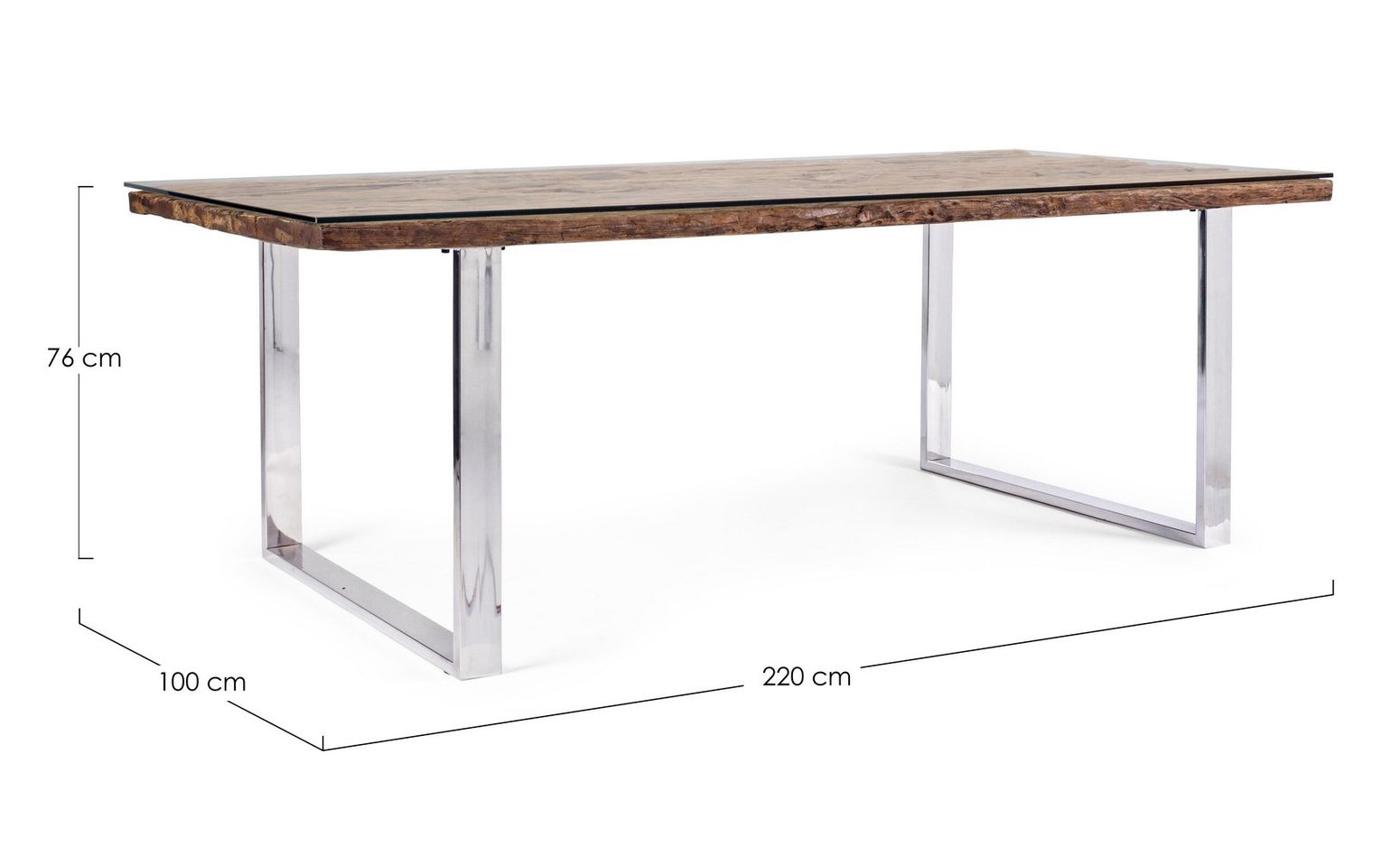 Tisch Stanton L220cm von Bizzotto I STUFF Shop
