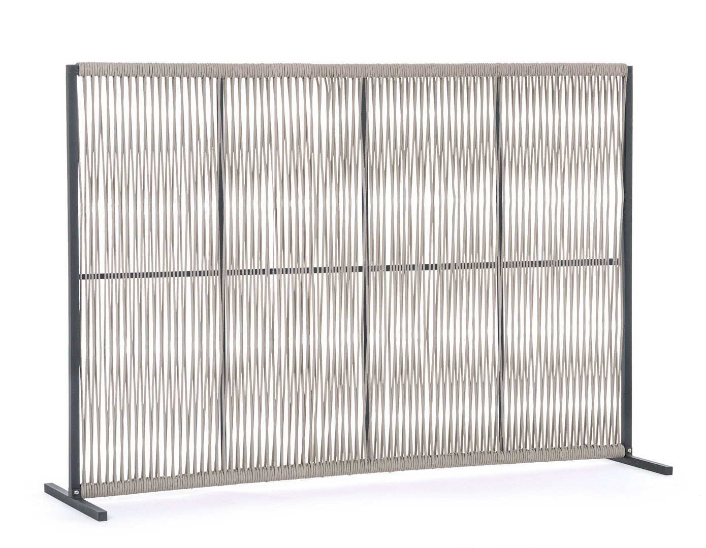 Paravent Paxson 180x120 cm anthrazit/beige