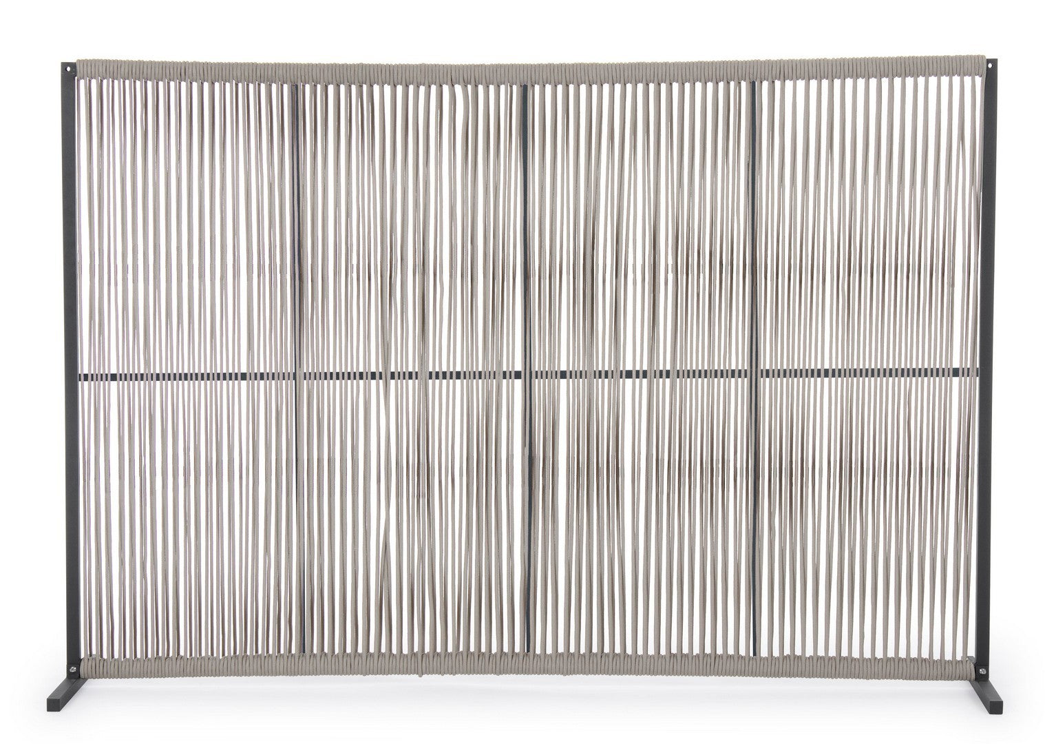 Paravent Paxson 180x120 cm anthrazit/beige