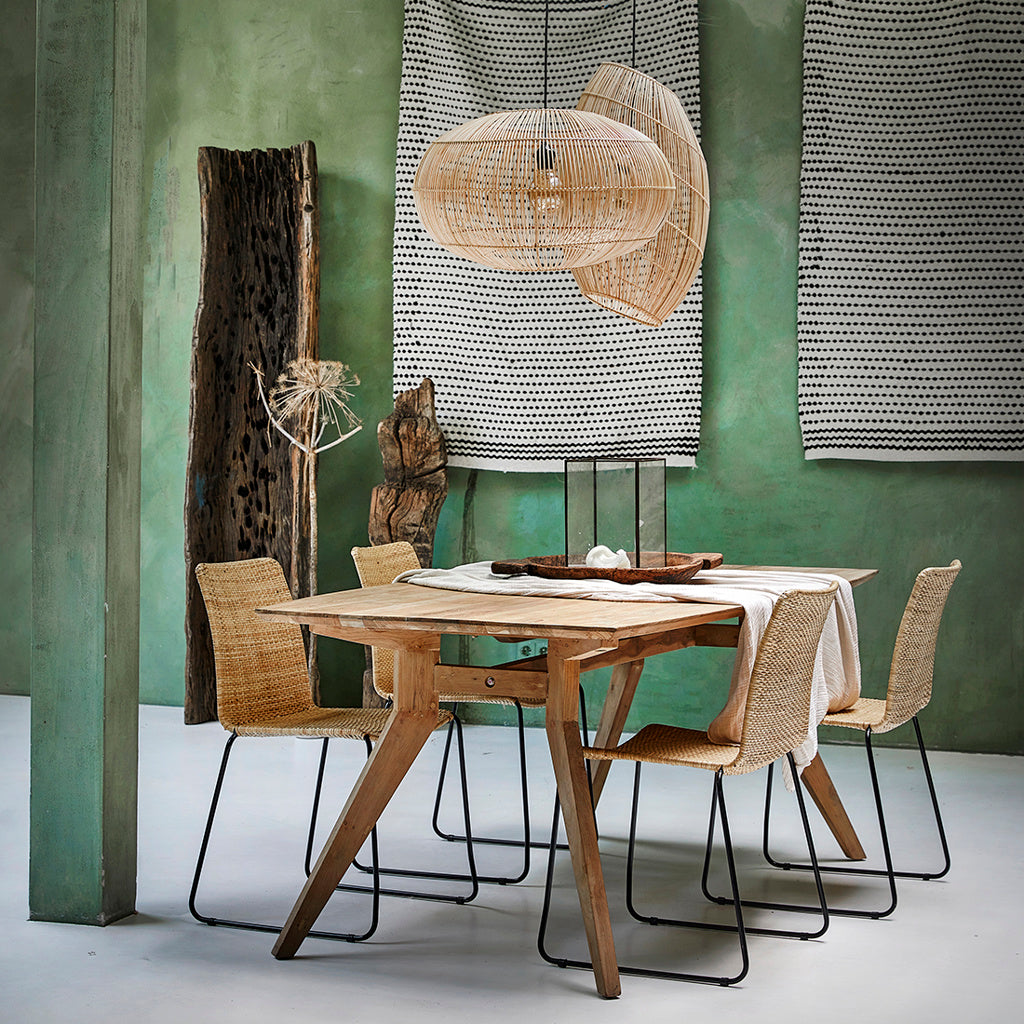Rechteckiger Tisch Studio Teak L180/200/240cm natur