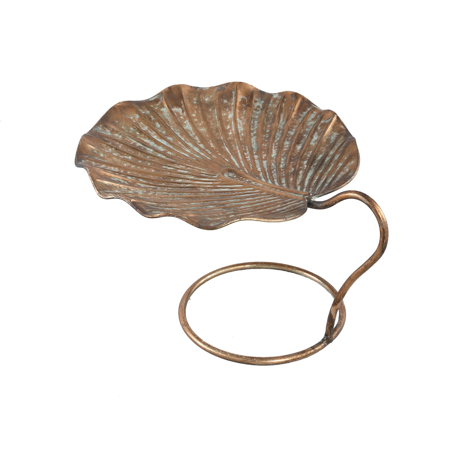 Tablett Blatt Vincy Gold Eisen | STUFF Shop