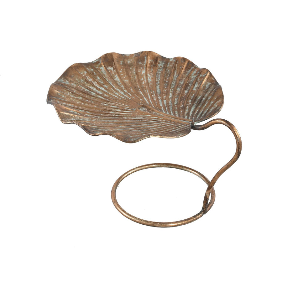 Tablett Blatt Vincy Gold Eisen | STUFF Shop