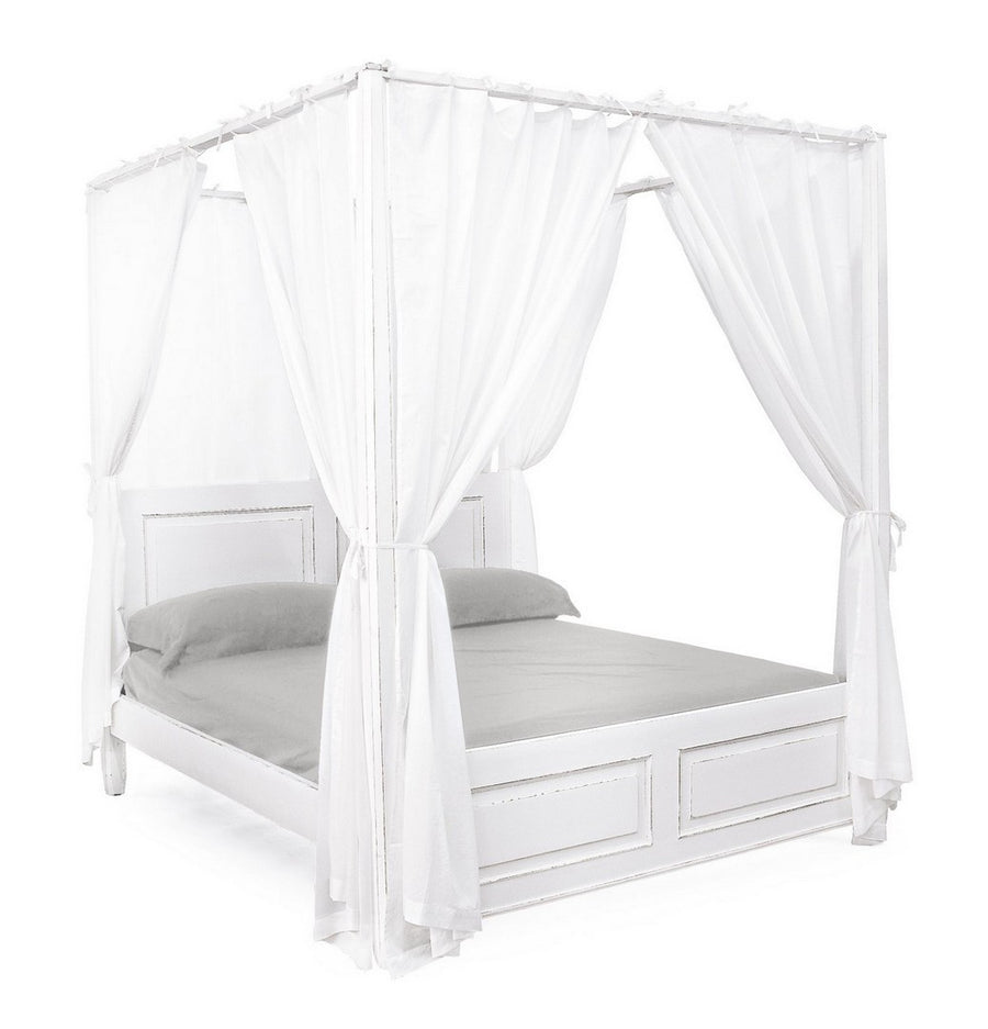 Doppelbett Colette mit Vorhängen - Bizzotto