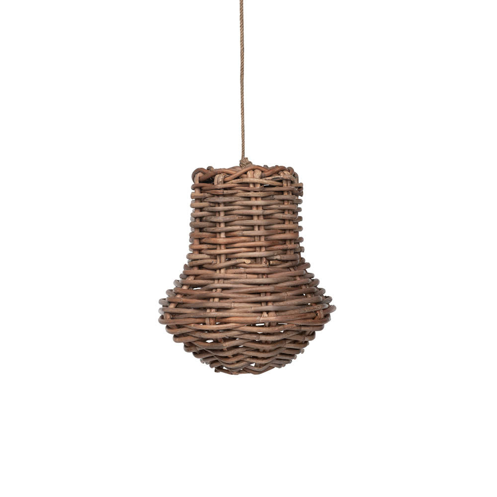 Outdoor-Lampe-Disc-Small-Rattan-Dunkel-Gommaire