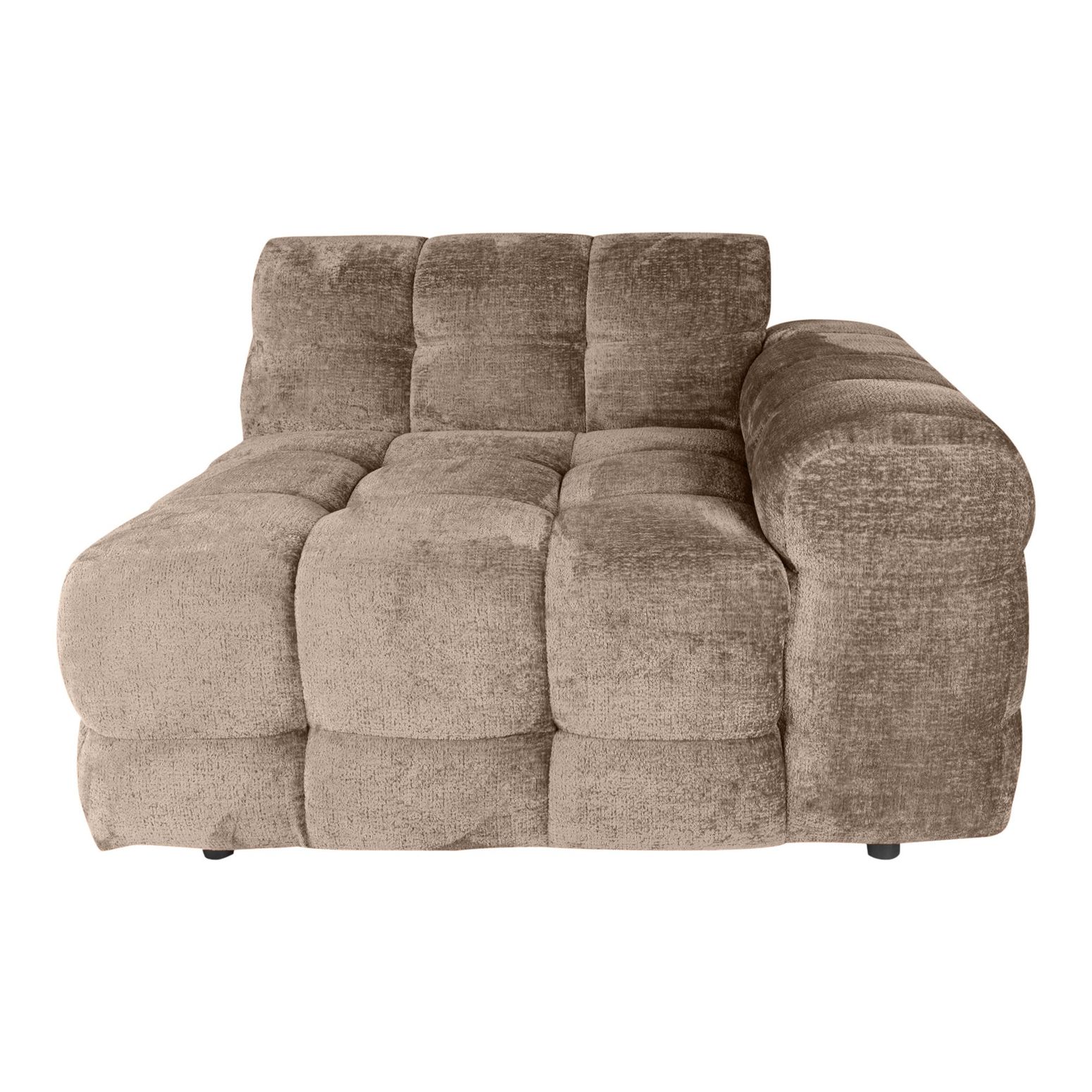 Sofa-Element Jidde Arm rechts von PTMD – Modul für individuelle Wohnlandschaften in Beige