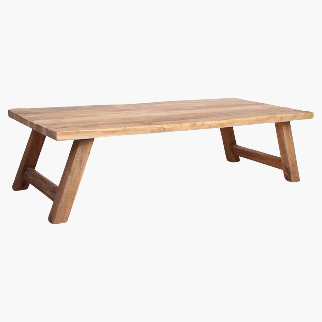 Couchtisch Grainwood aus recyceltem Holz in rustikalem Design