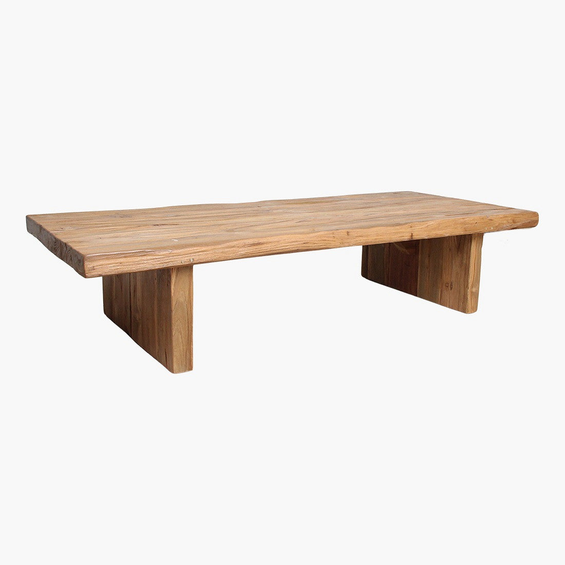 Couchtisch aus FSC®-zertifiziertem recyceltem Teakholz, 140 × 60 × 30 cm, STUFF Vintage Living