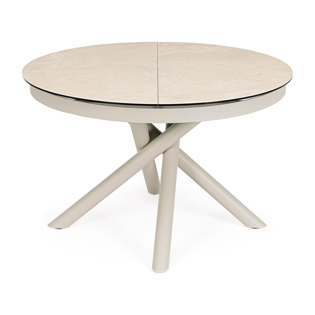 Ausziehtisch Adea Beige von Bizzotto, freigestellt